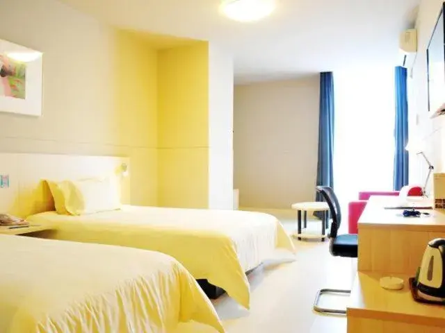 Bed in Jinjiang Inn Suzhou Wuzhong Wanda Plaza Canglang New Estate Bed in Jinjiang Inn Suzhou Wuzhong Wanda Plaza Canglang New Estate