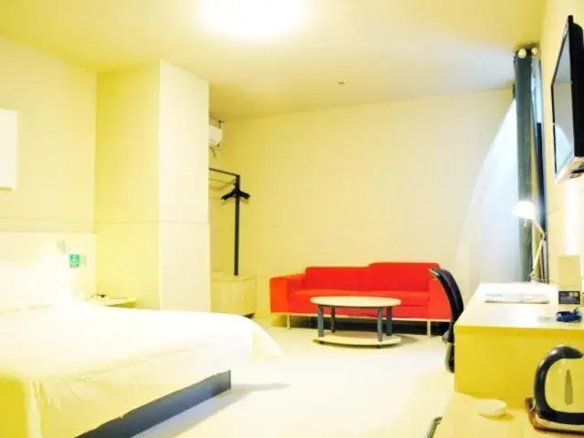 Bed in Jinjiang Inn Suzhou Wuzhong Wanda Plaza Canglang New Estate Bed in Jinjiang Inn Suzhou Wuzhong Wanda Plaza Canglang New Estate