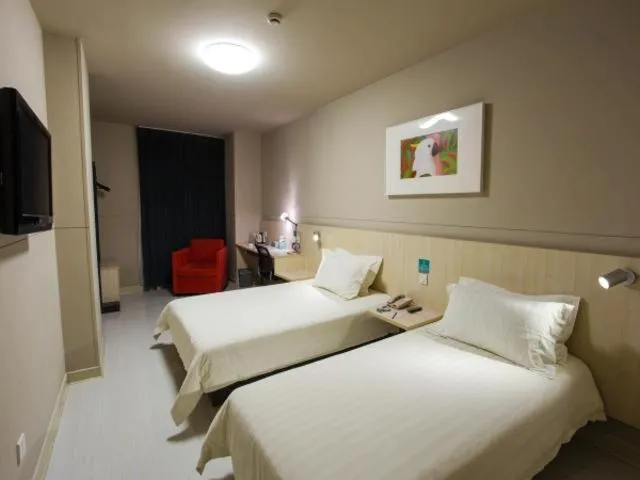 Bed in Jinjiang Inn Xuzhou Jinshanqiao Development Zone Dongshan Road