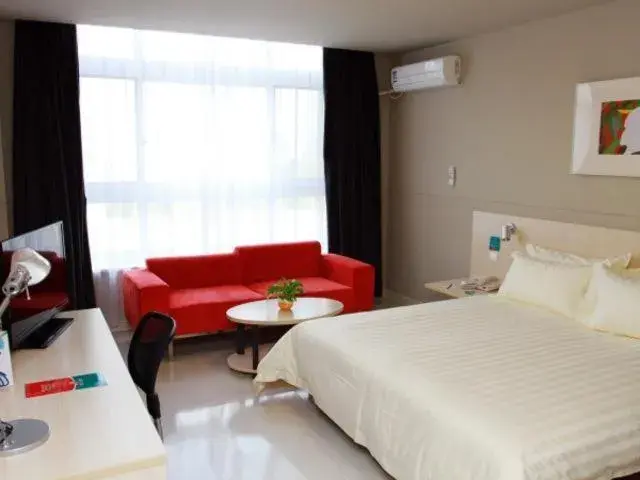 Bed in Jinjiang Inn Taizhou Xinghua Dainan Town Government Bed in Jinjiang Inn Taizhou Xinghua Dainan Town Government