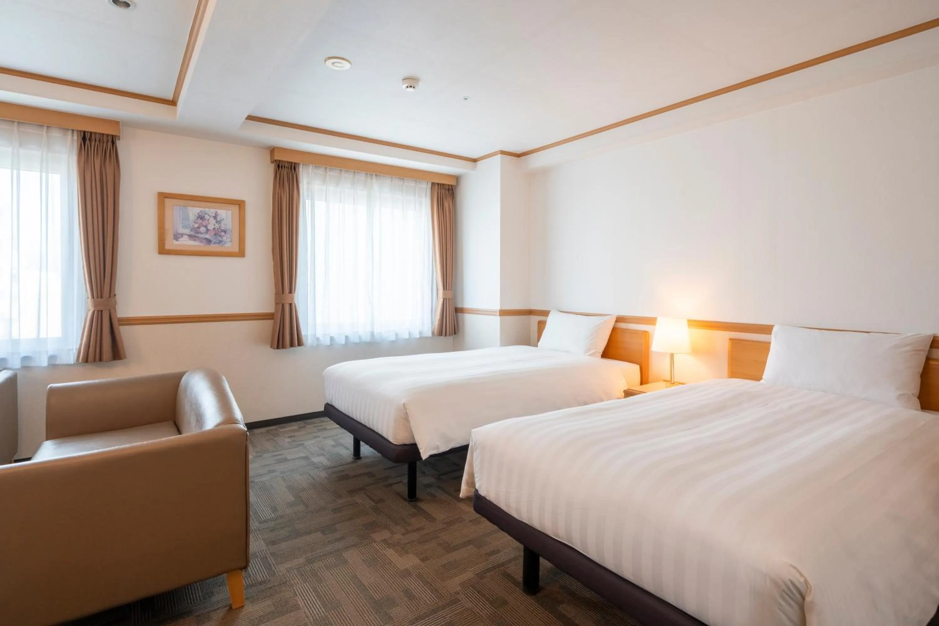 Bed in Toyoko Inn Daejeon Government Complex