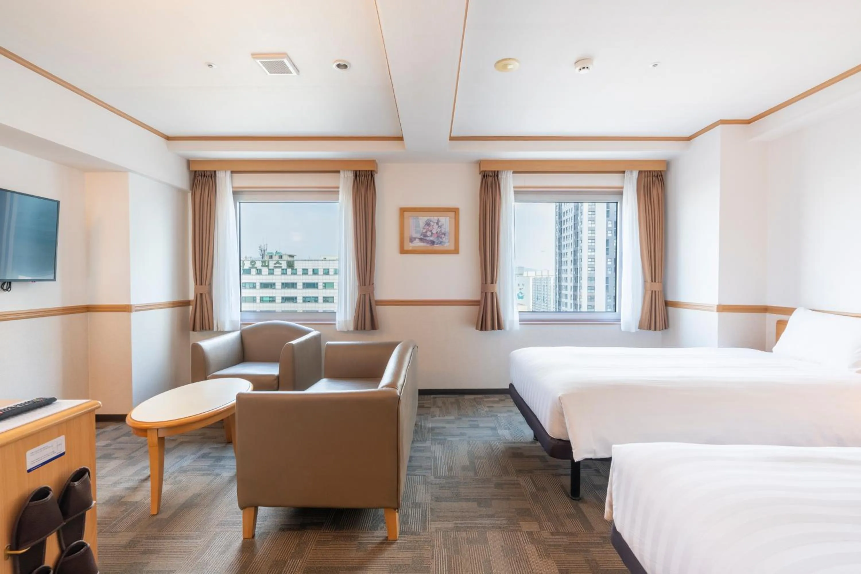 Bed in Toyoko Inn Daejeon Government Complex