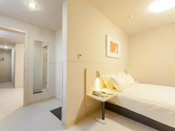 Bed in Jinjiang Inn Anyang Railway Station Bed in Jinjiang Inn Anyang Railway Station