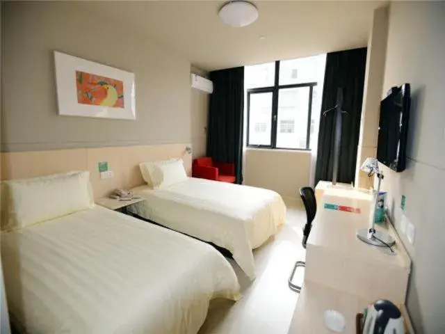 Bed in Jinjiang Inn Zhuji Datang Bed in Jinjiang Inn Zhuji Datang