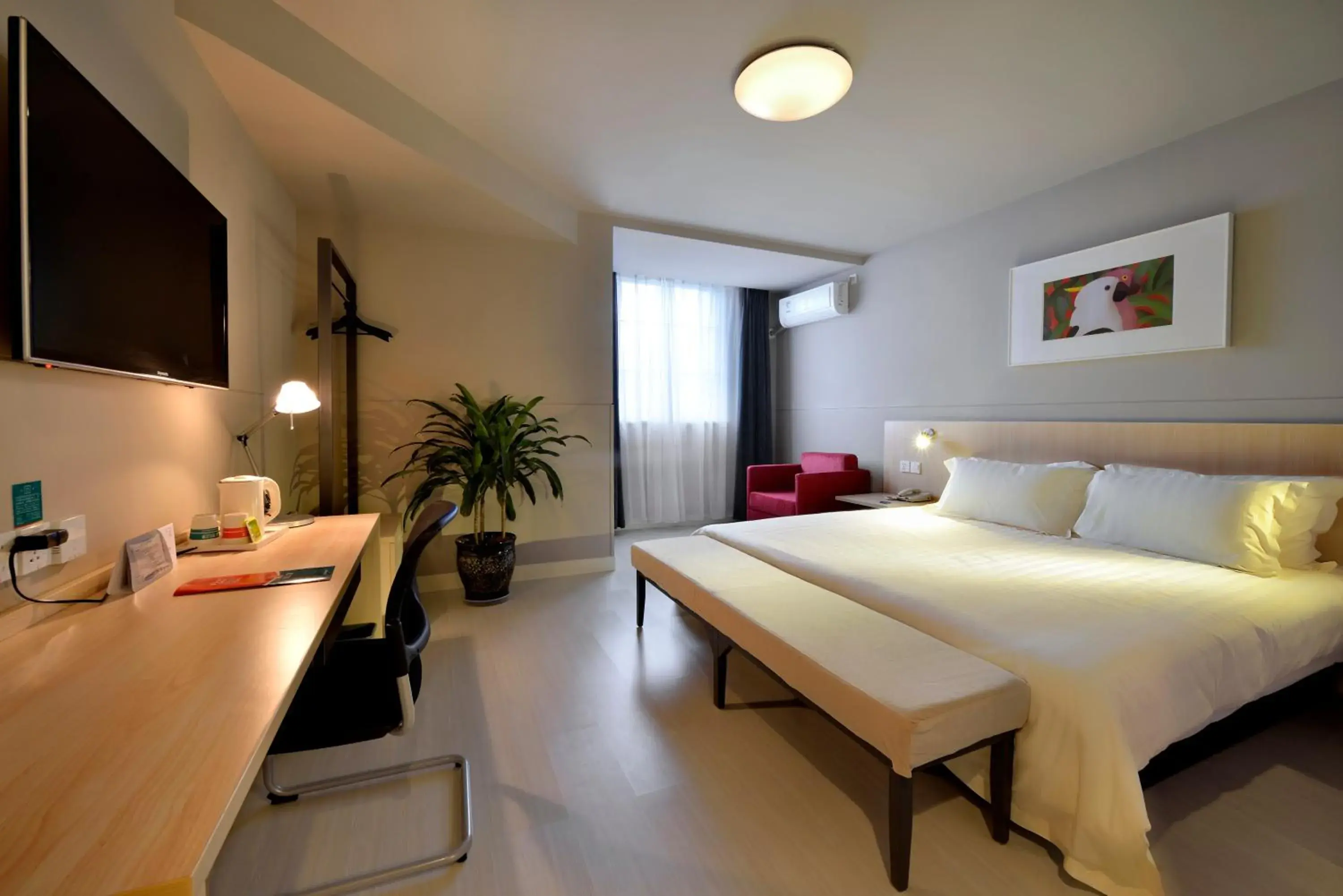 Bed in Jinjiang Inn Chengdu Dianzi Road Bed in Jinjiang Inn Chengdu Dianzi Road