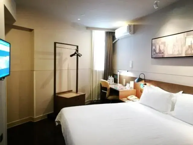 Bed in Jinjiang Inn Select Yancheng Dongtai Gulou Road Pedestrian Street Bed in Jinjiang Inn Select Yancheng Dongtai Gulou Road Pedestrian Street