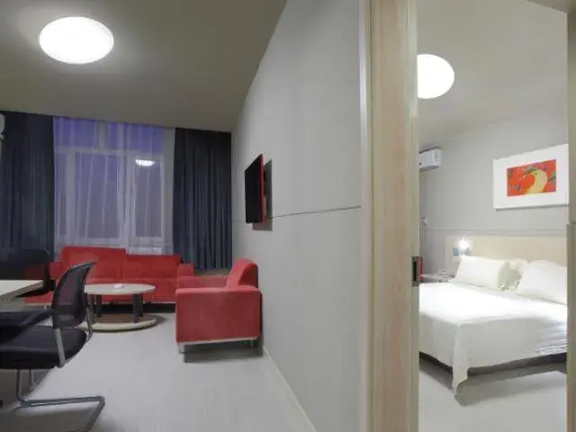 Bed in Jinjiang Inn Daqing Lande Lake Bed in Jinjiang Inn Daqing Lande Lake