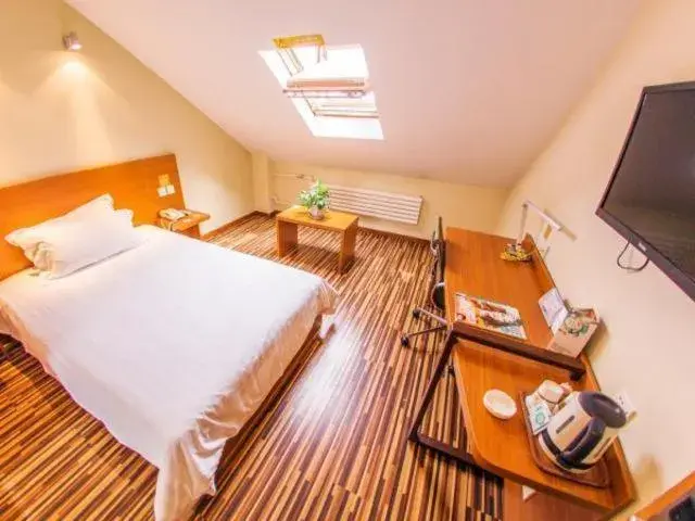 Bed in Jinjiang Inn Select Weihai South Haibin Road Haishang Park Bed in Jinjiang Inn Select Weihai South Haibin Road Haishang Park
