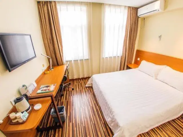Bed in Jinjiang Inn Select Weihai South Haibin Road Haishang Park Bed in Jinjiang Inn Select Weihai South Haibin Road Haishang Park