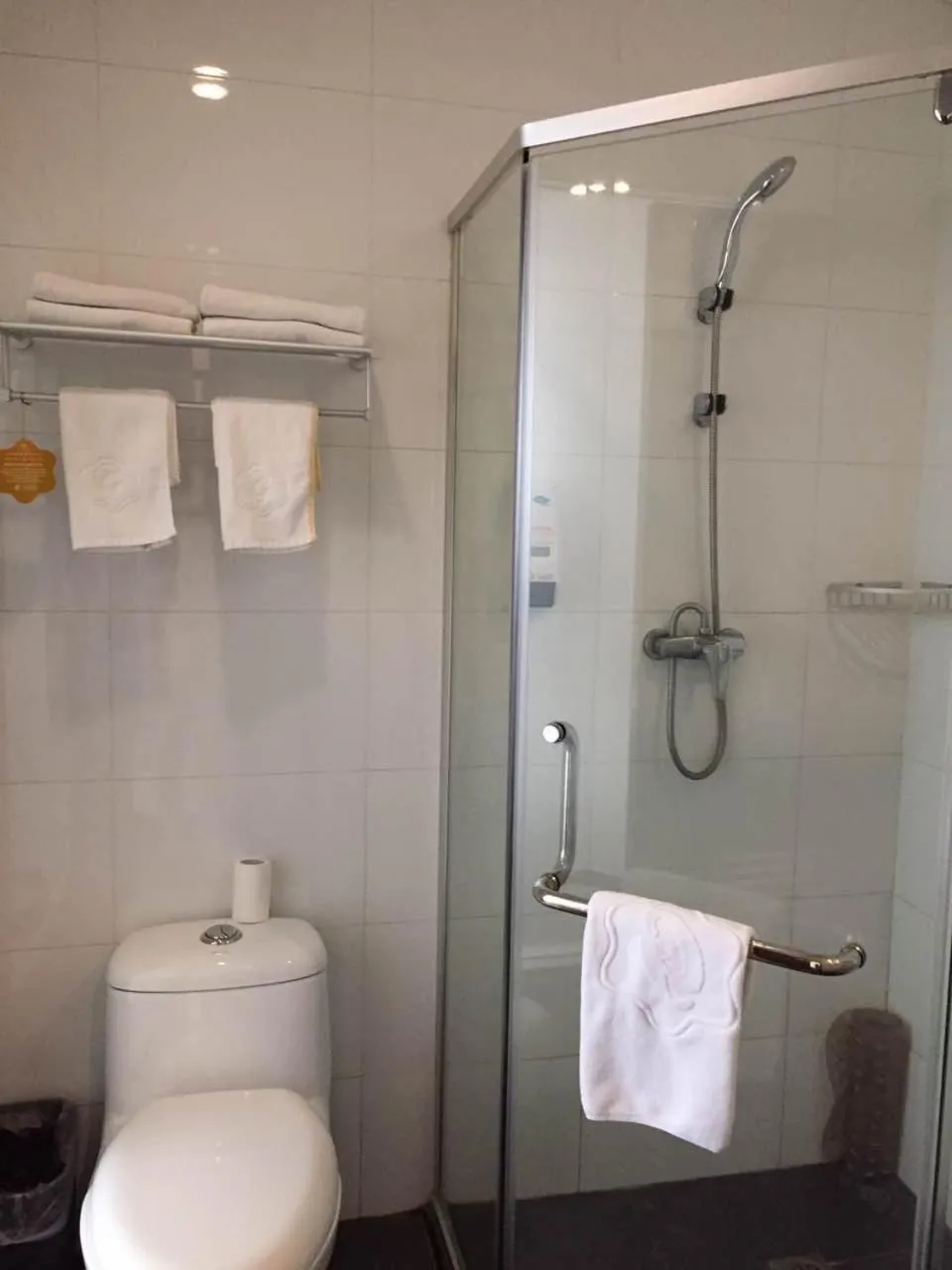 Shower in Goldmet Inn Beojing Capital Airport Xinguozhan