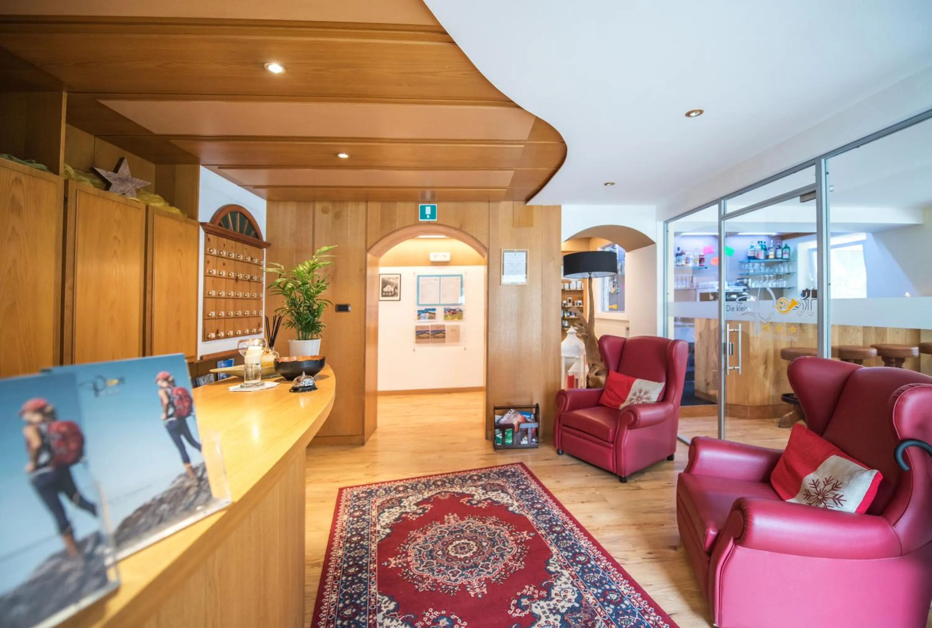 Lobby or reception in Alpin Garni die kleine Post