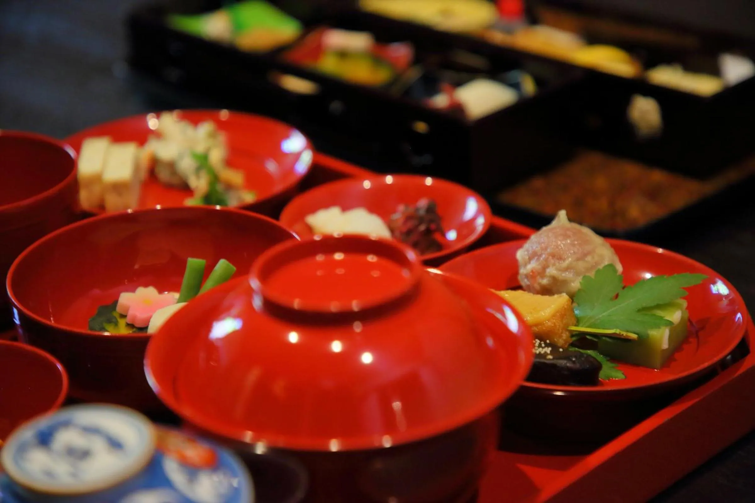 Asian breakfast in Machiya Oozora