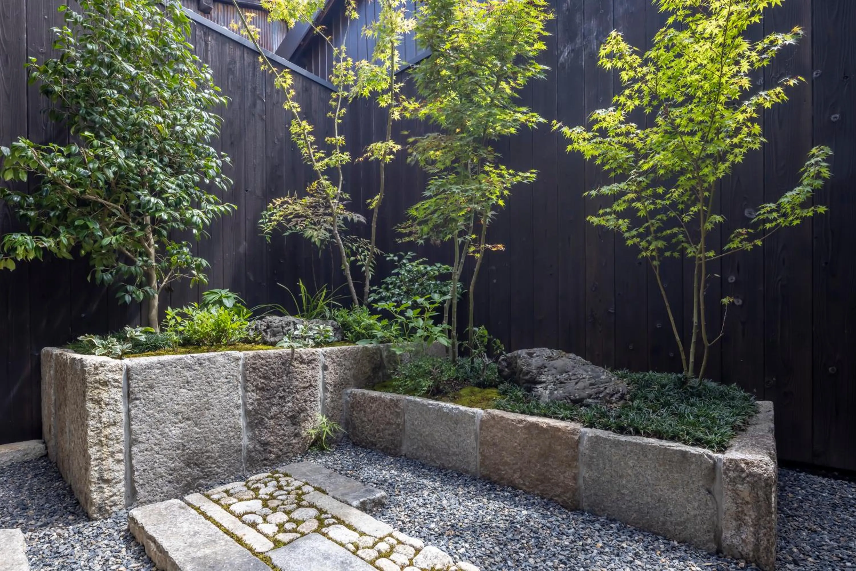 Garden view in Machiya Oozora