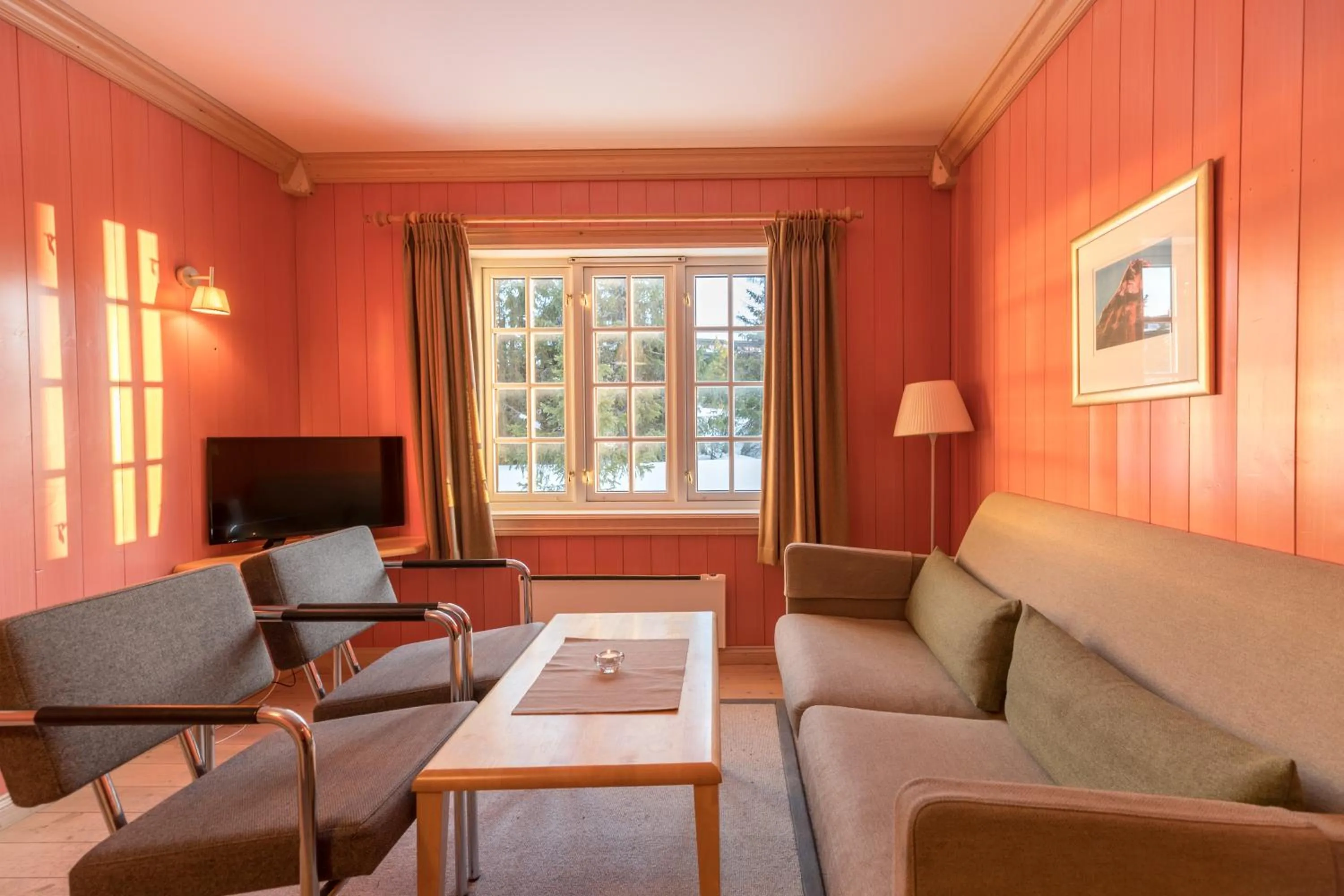 Living room in Ilsetra Hotell