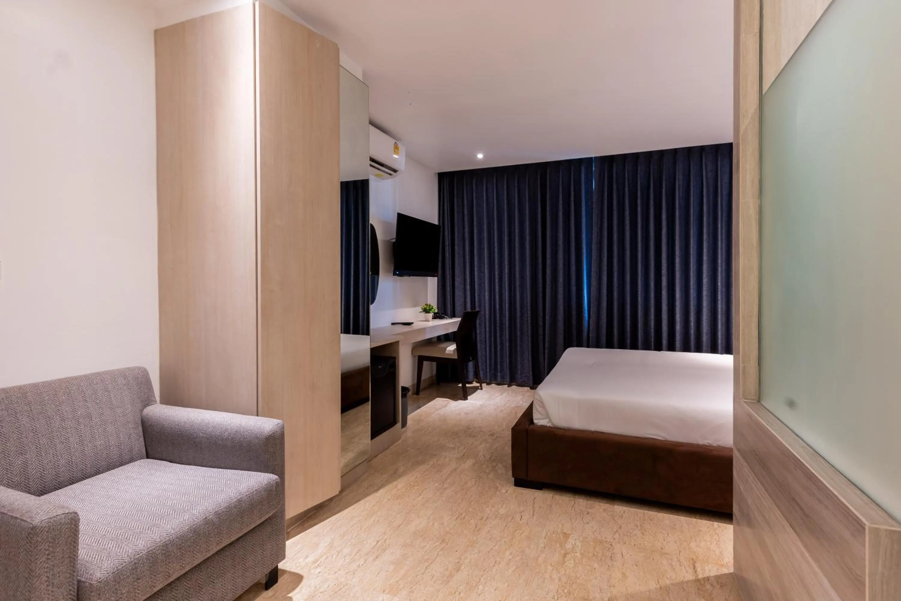 Bed in Sukhothai Residence Ruam Ruedi