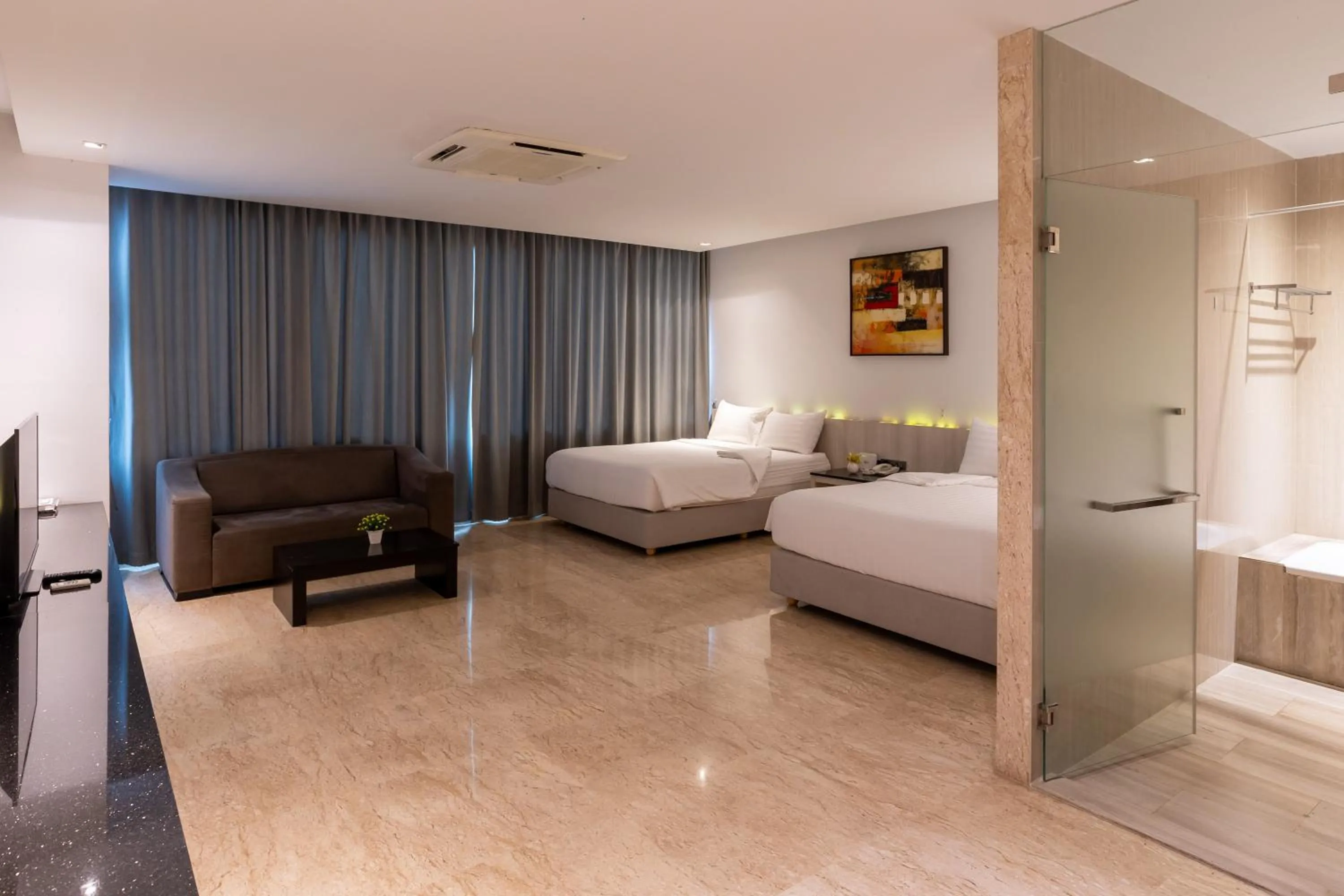 Bed in Sukhothai Residence Ruam Ruedi