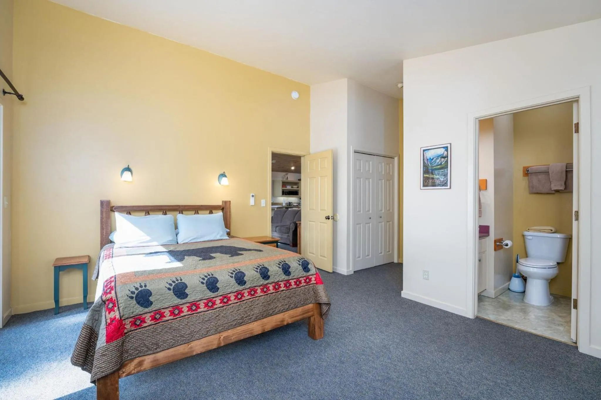 Bed in Falcons Nest (Upstairs)