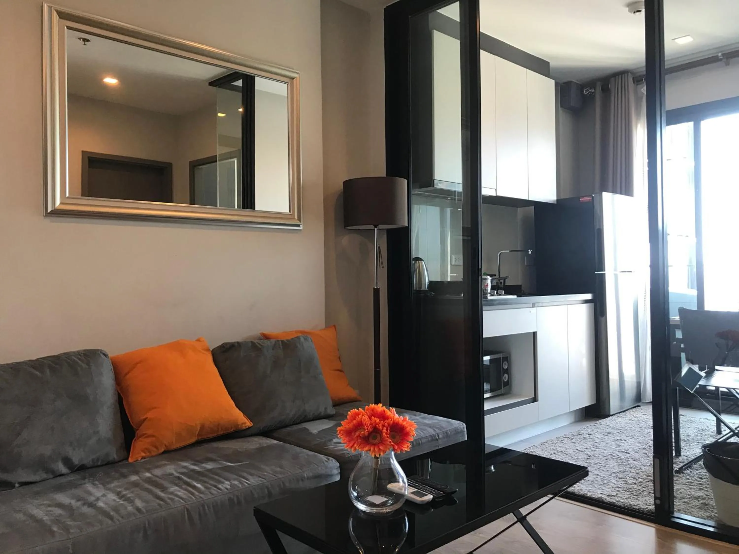 Living room in Many Holiday The Base Condo