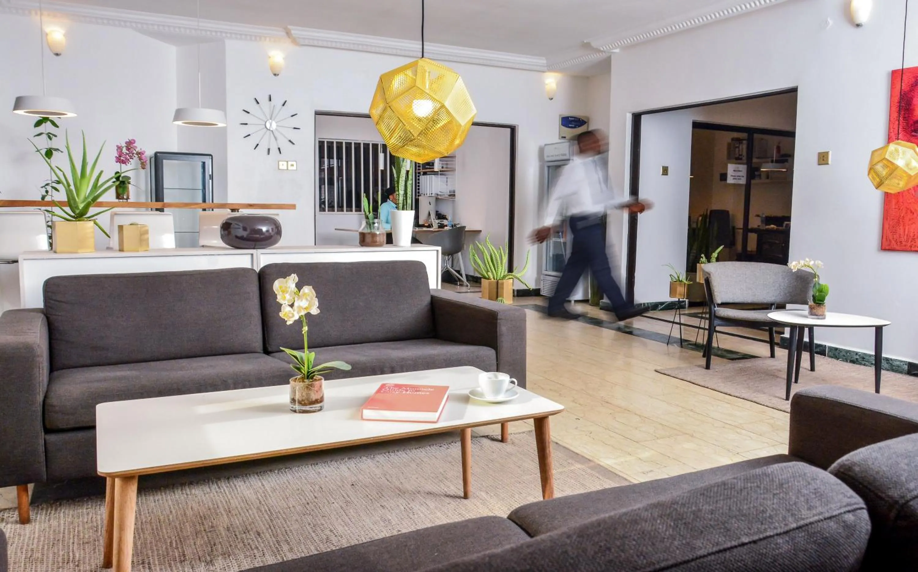 Library in Nordic Villa