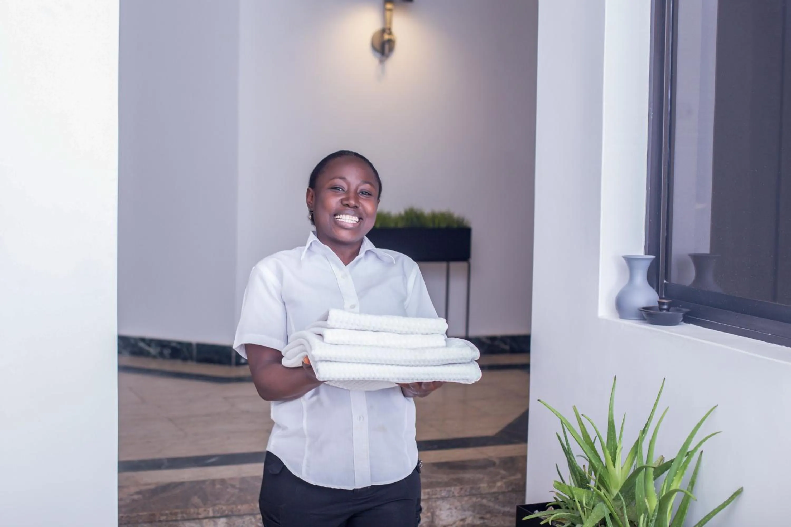 Staff in Nordic Villa