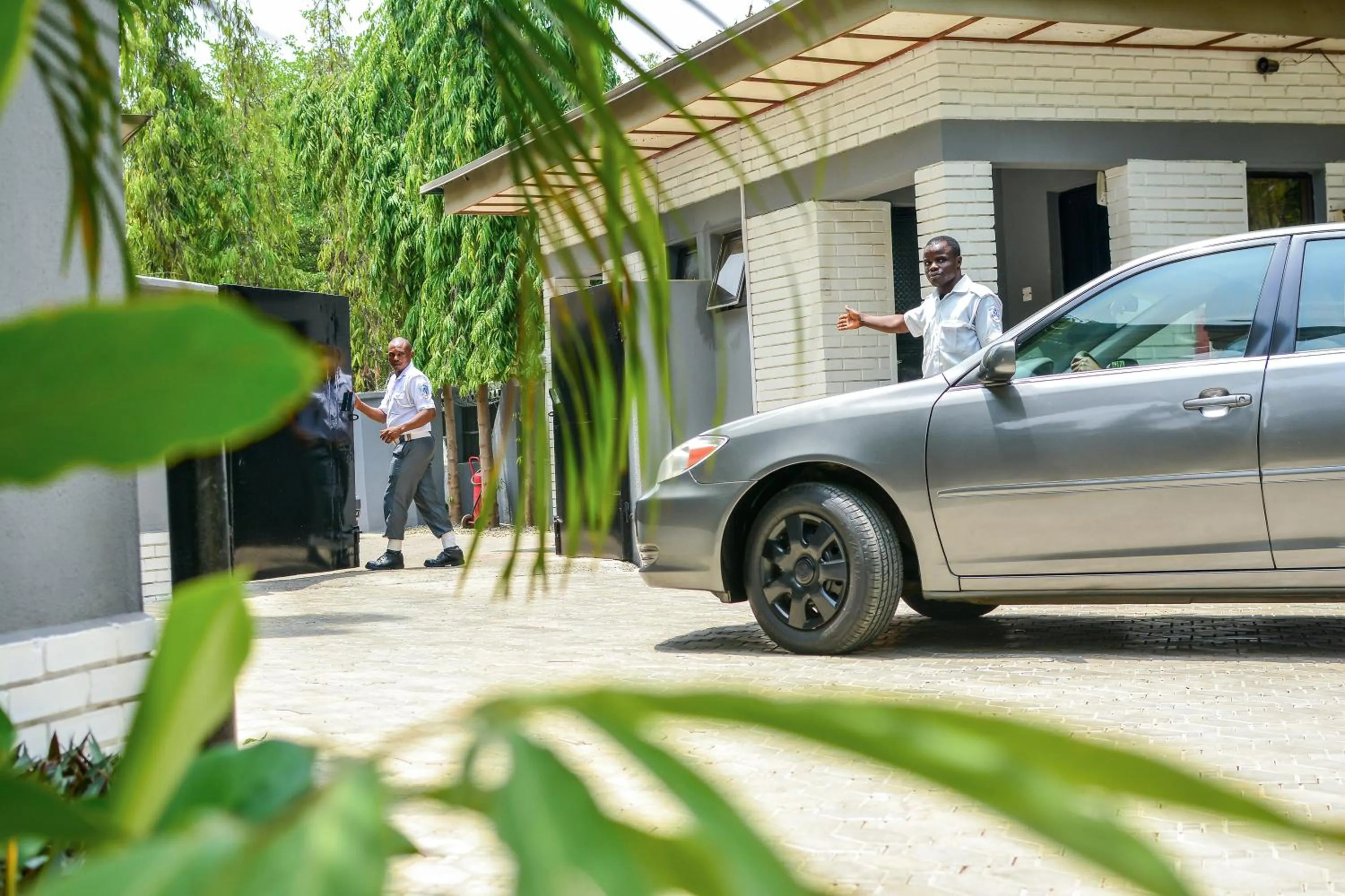 Facade/entrance in Nordic Villa