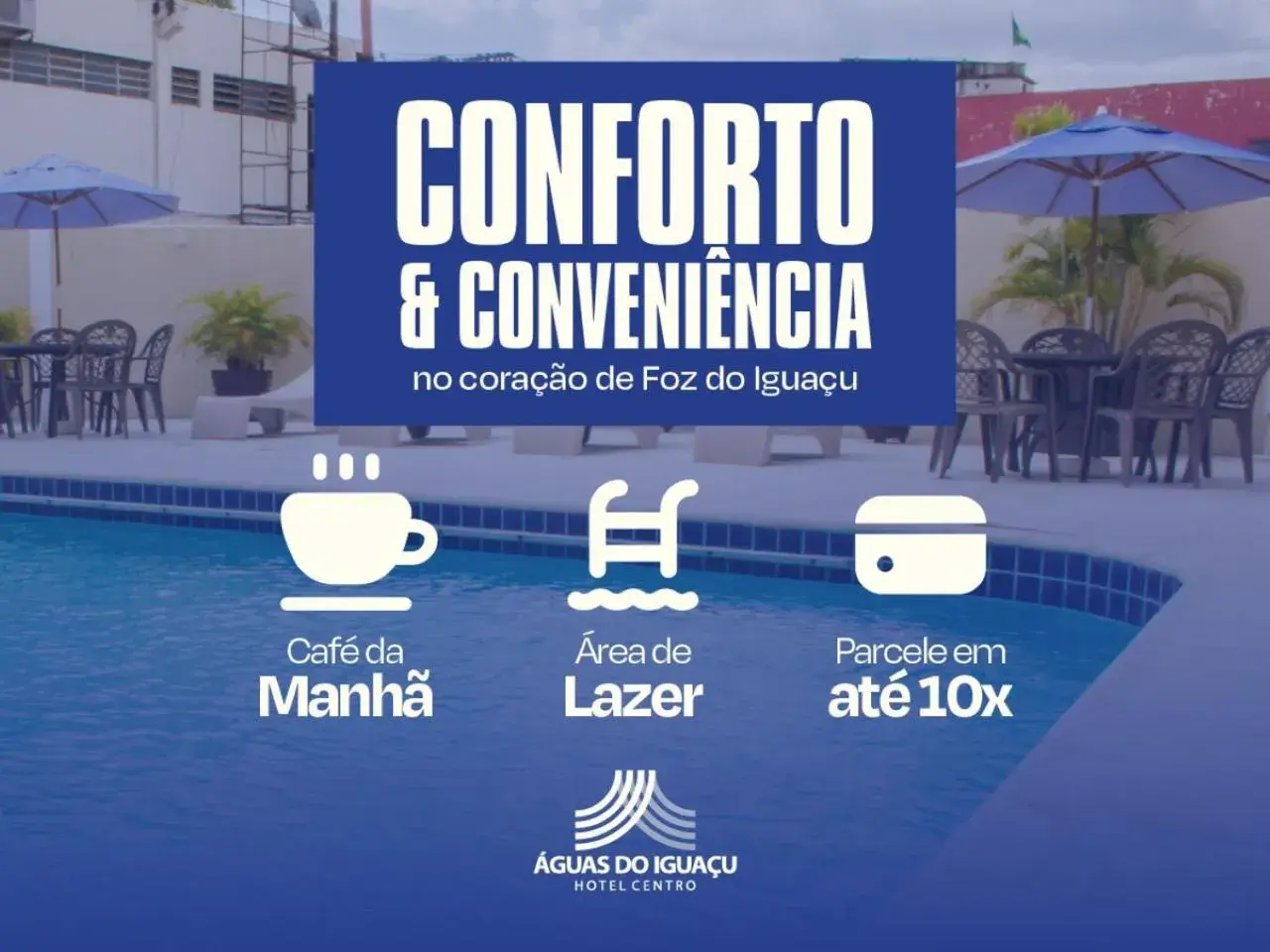 Property building in Aguas do Iguaçu Hotel Centro Property building in Aguas do Iguaçu Hotel Centro