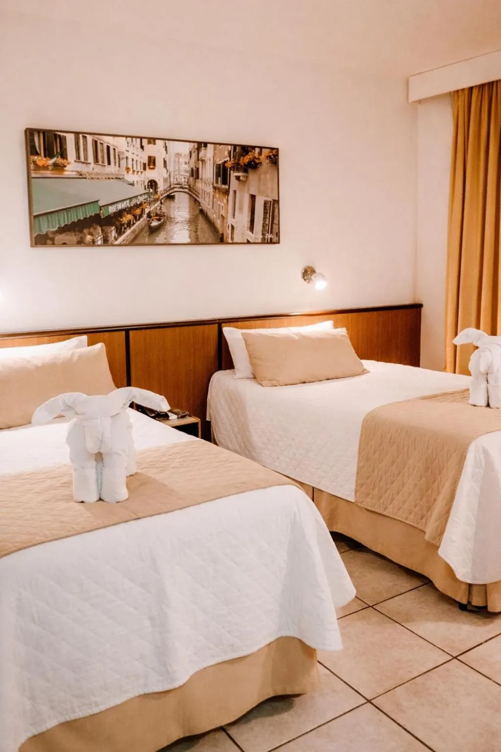 Bed in Aguas do Iguaçu Hotel Centro