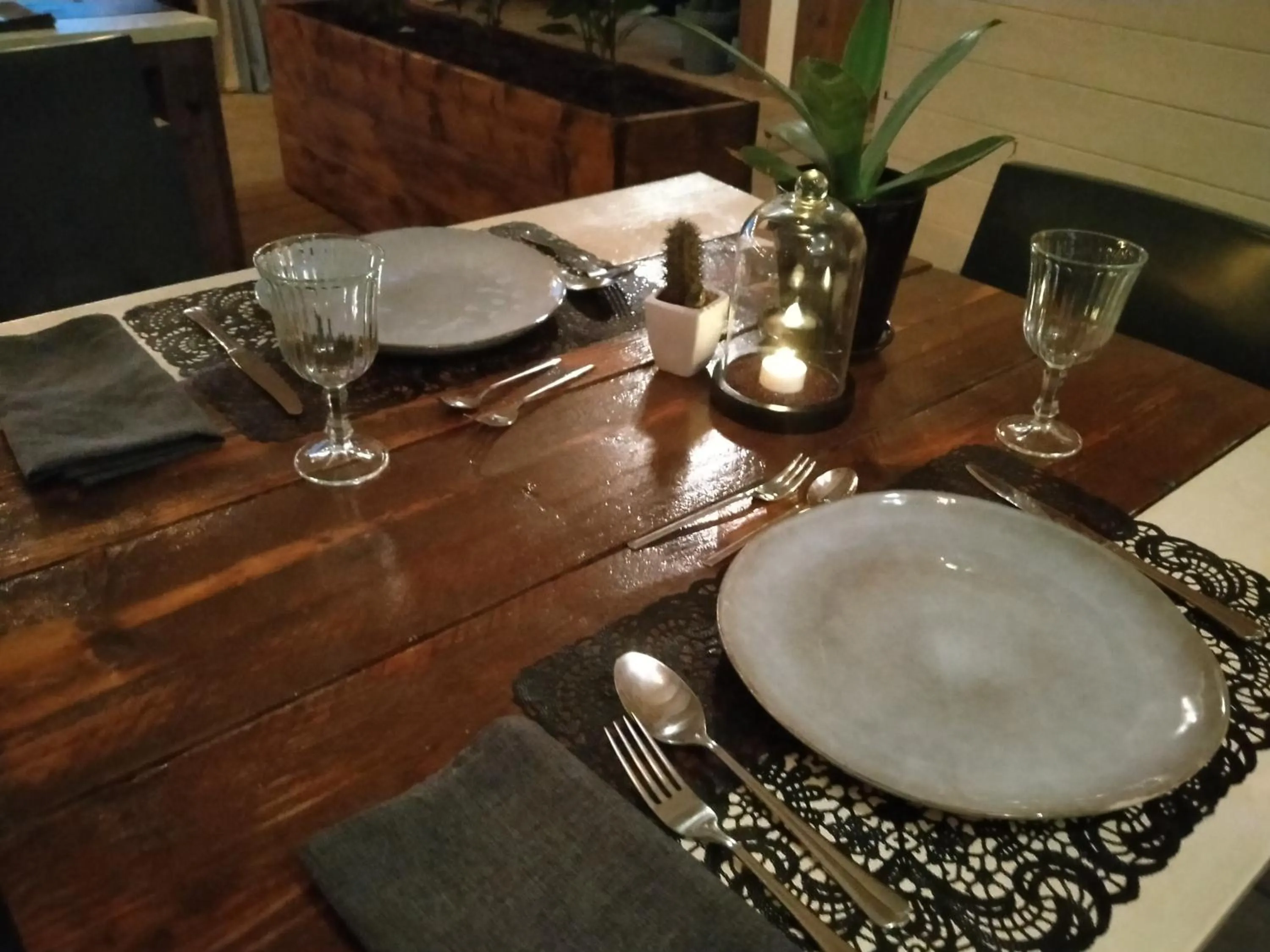 Dining area in Red Palm Village