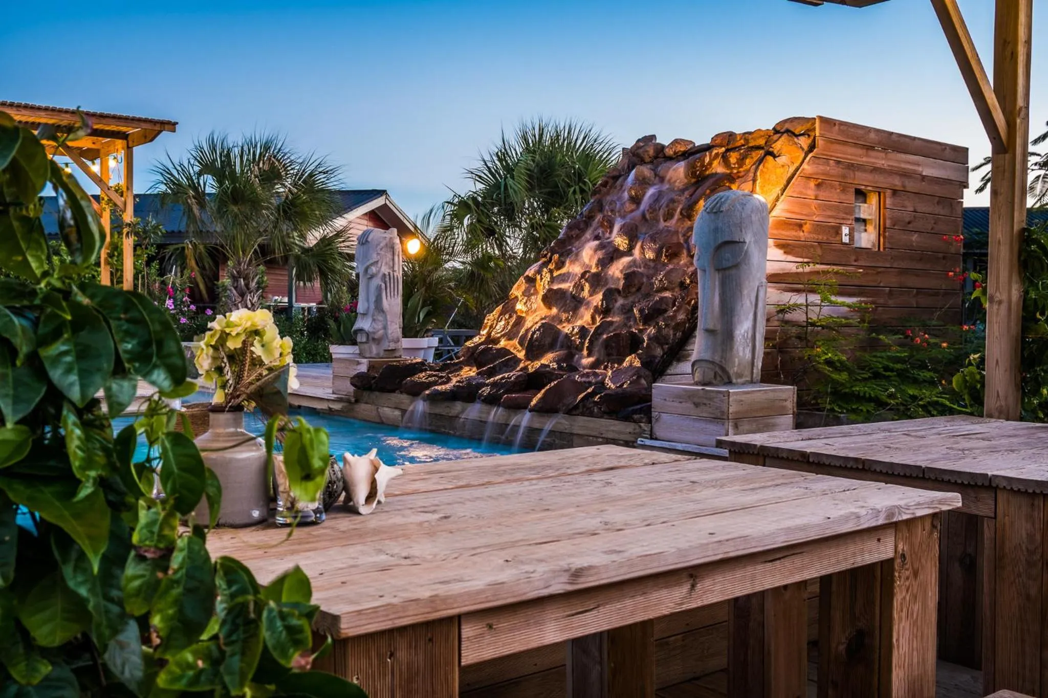 Swimming pool in Red Palm Village