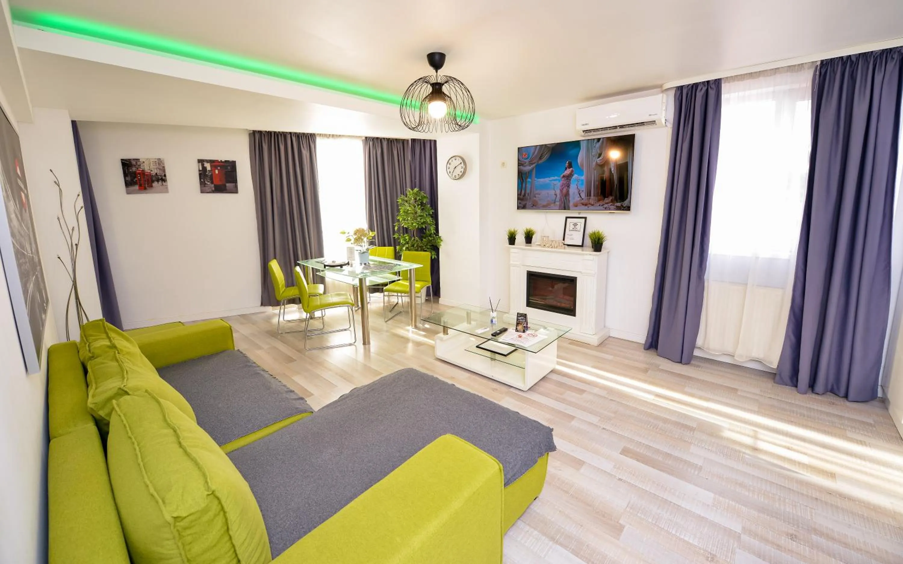 Bed in CityScape Bucharest