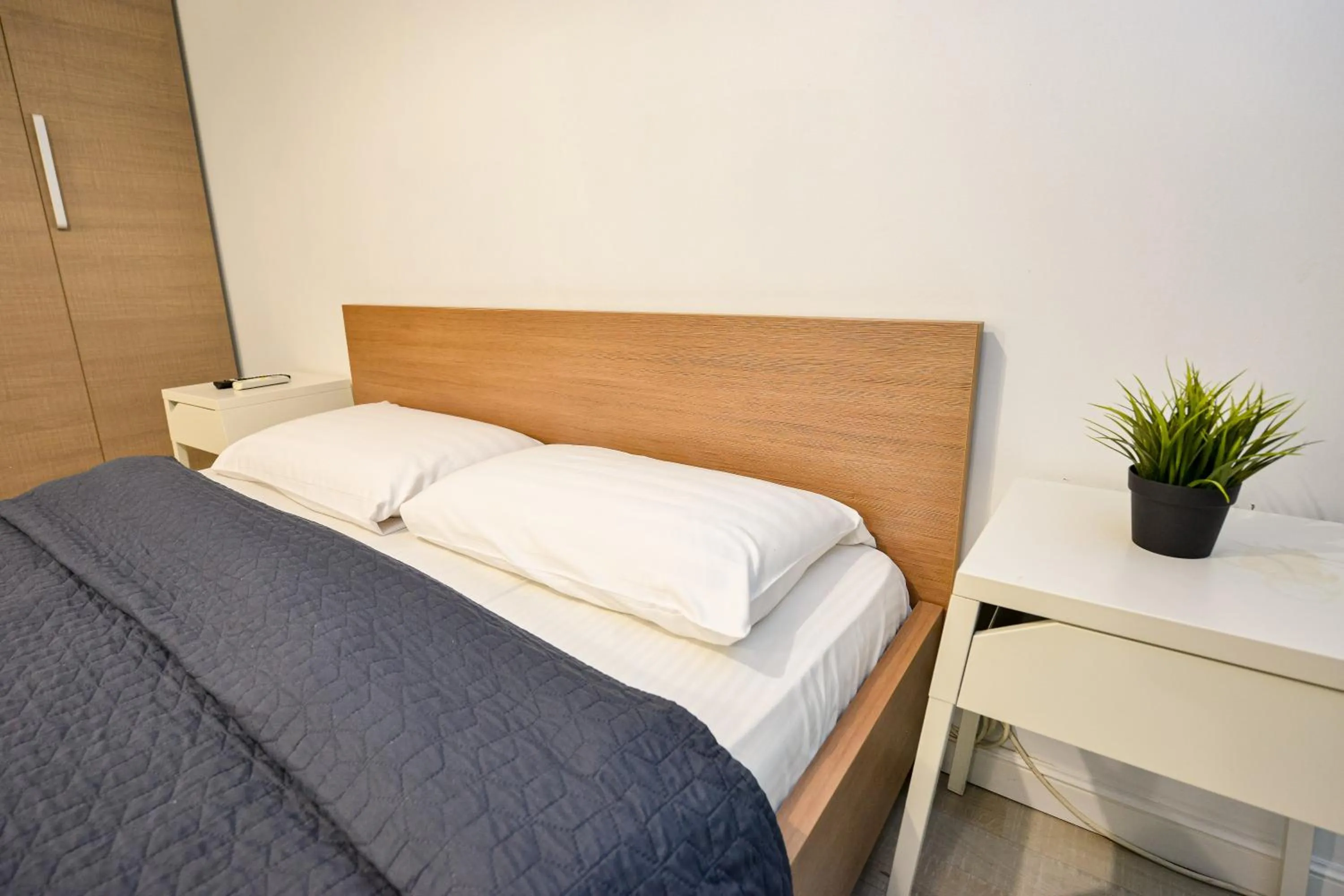 Bed in CityScape Bucharest