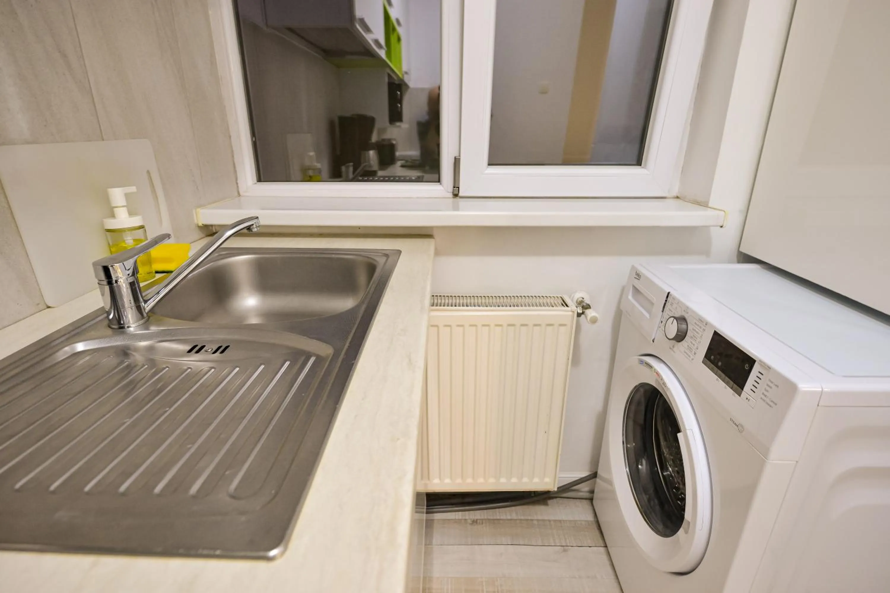 Kitchen or kitchenette in CityScape Bucharest