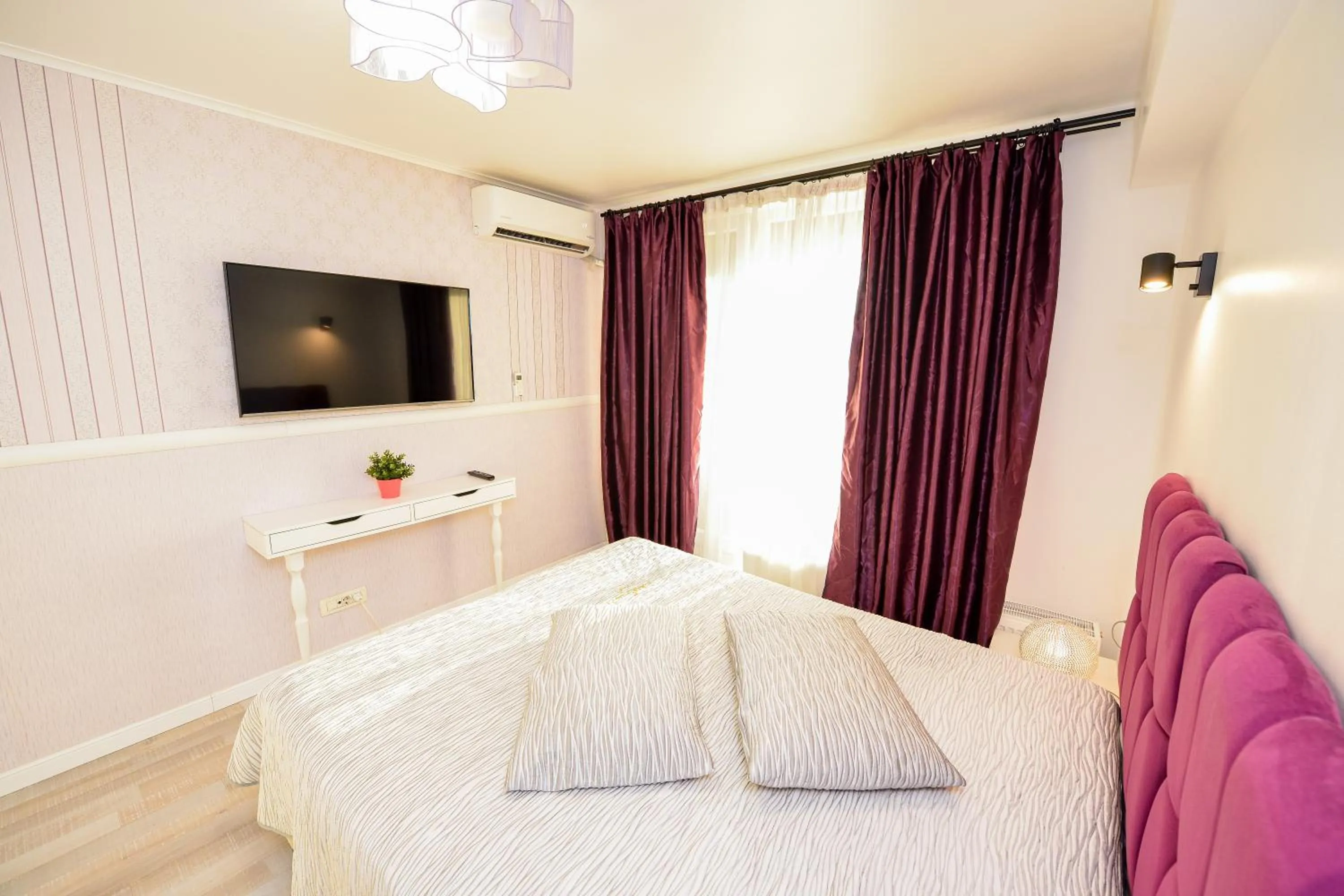 Bed in CityScape Bucharest