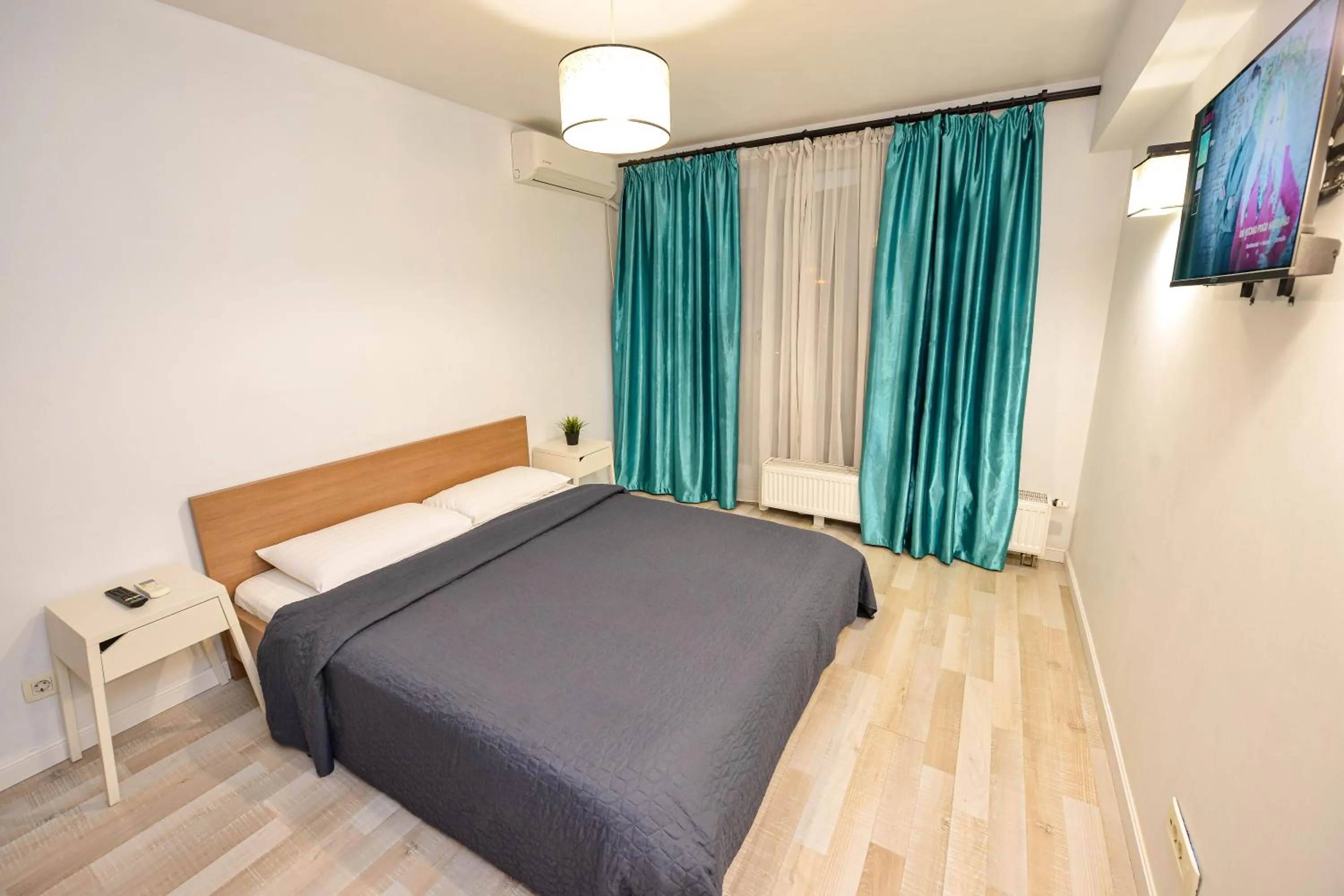 Bed in CityScape Bucharest