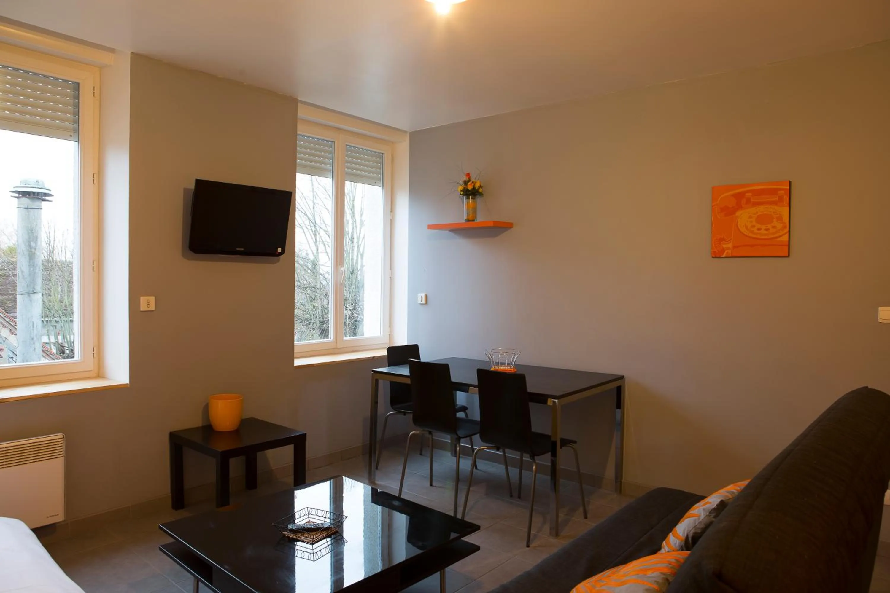 Living room in Le Gîte Oratorien