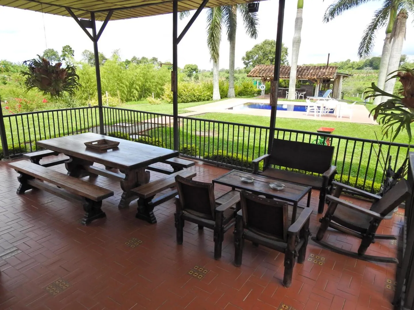 Balcony/Terrace in Finca Hotel Santana Campestre Quindio