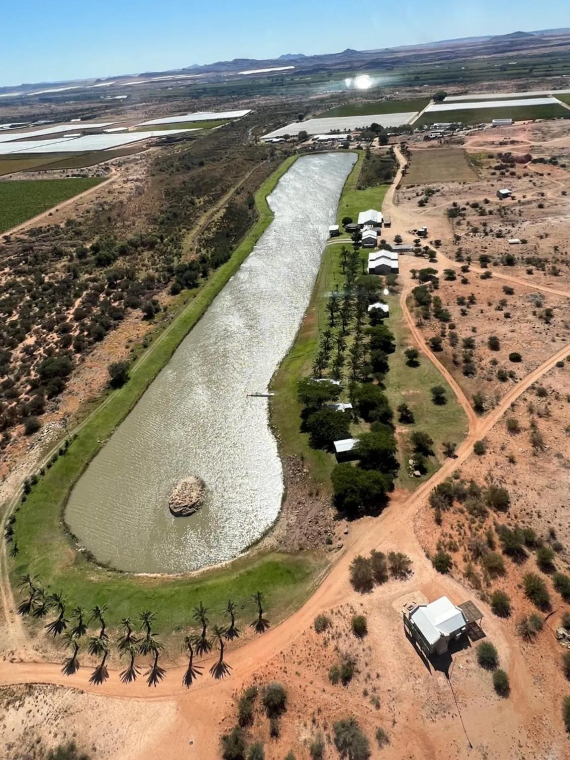 Bird's eye view in Lake Grappa Guestfarm