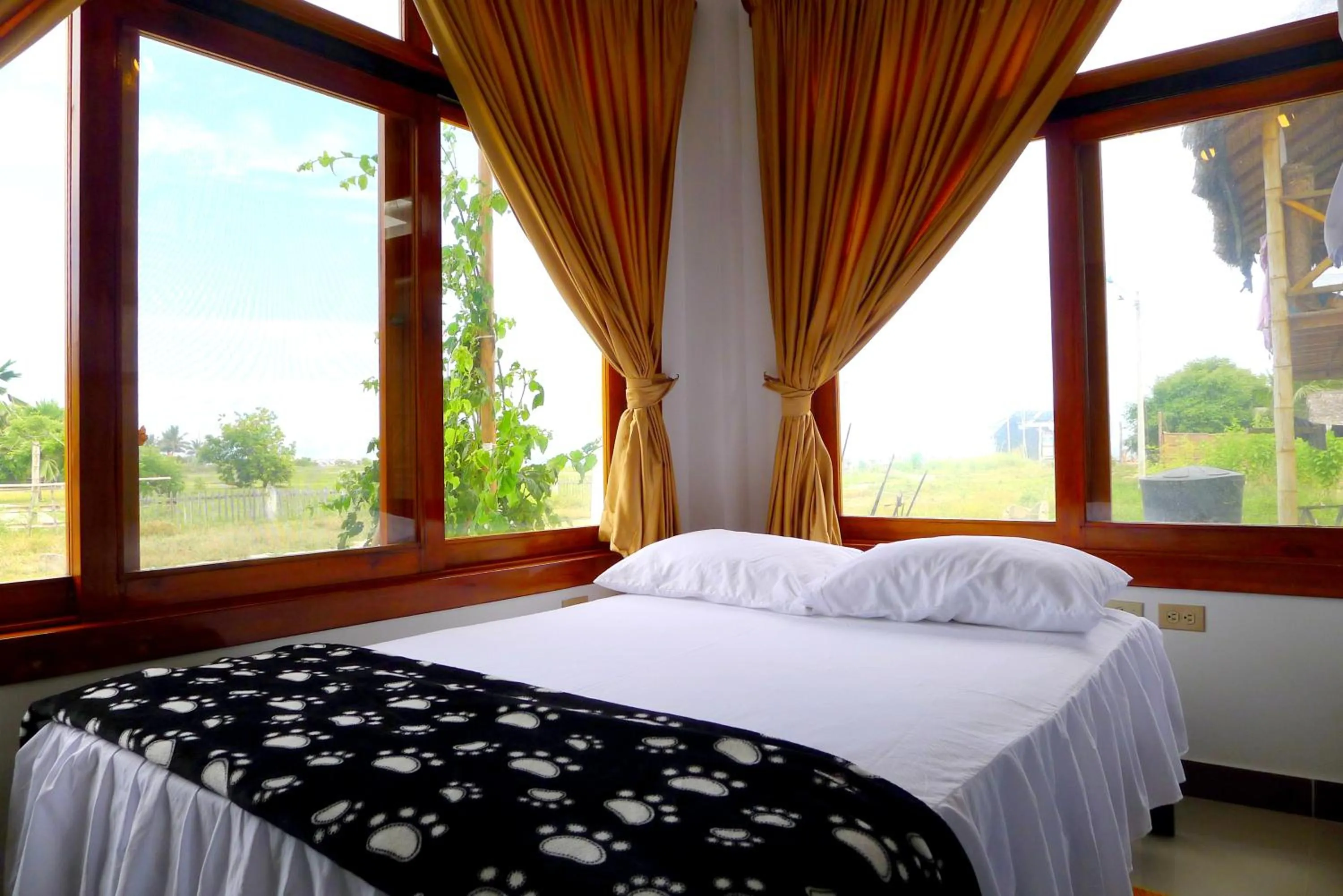 Decorative detail, Bed in Hotel Sotavento