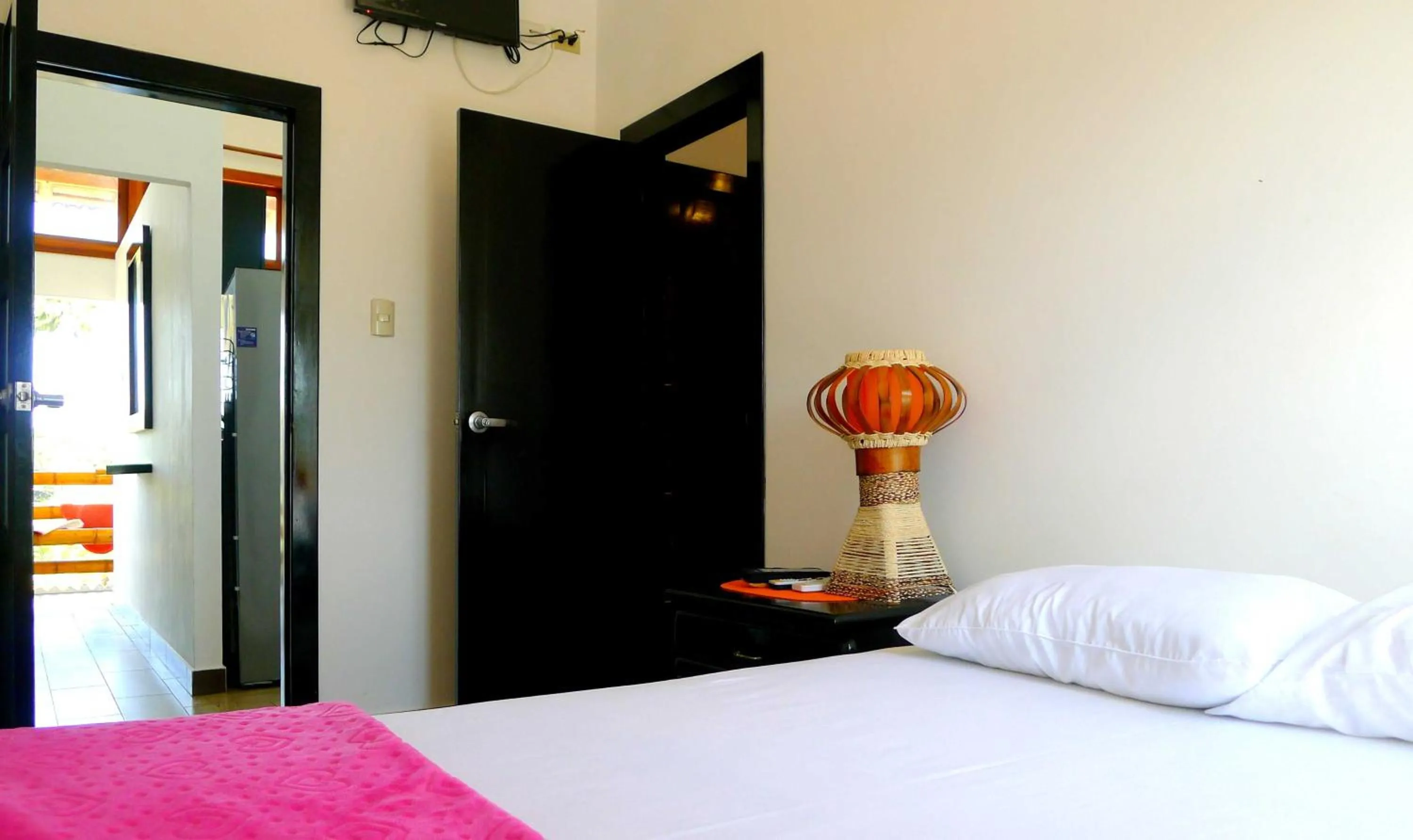 Decorative detail, Bed in Hotel Sotavento