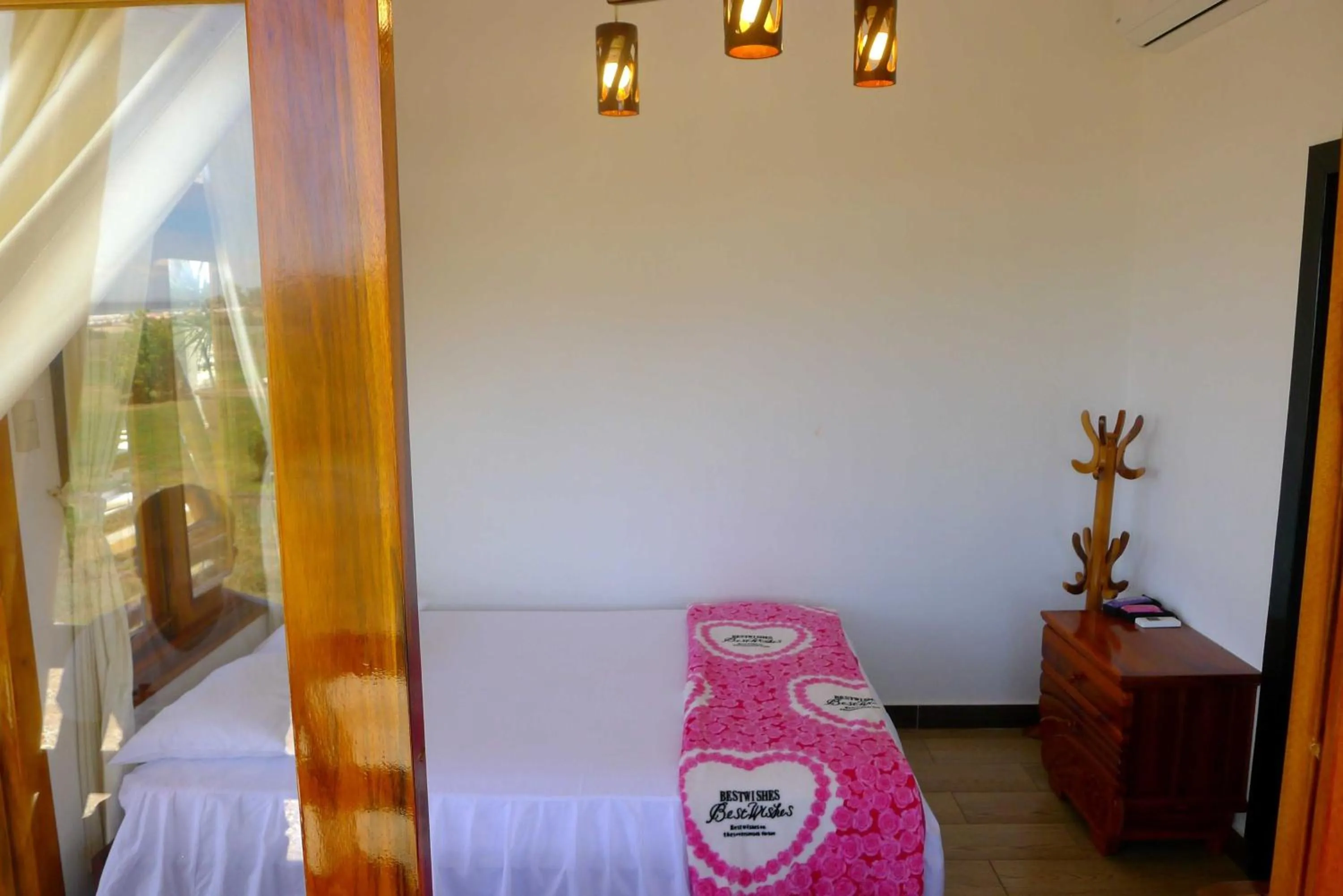 Decorative detail, Bed in Hotel Sotavento