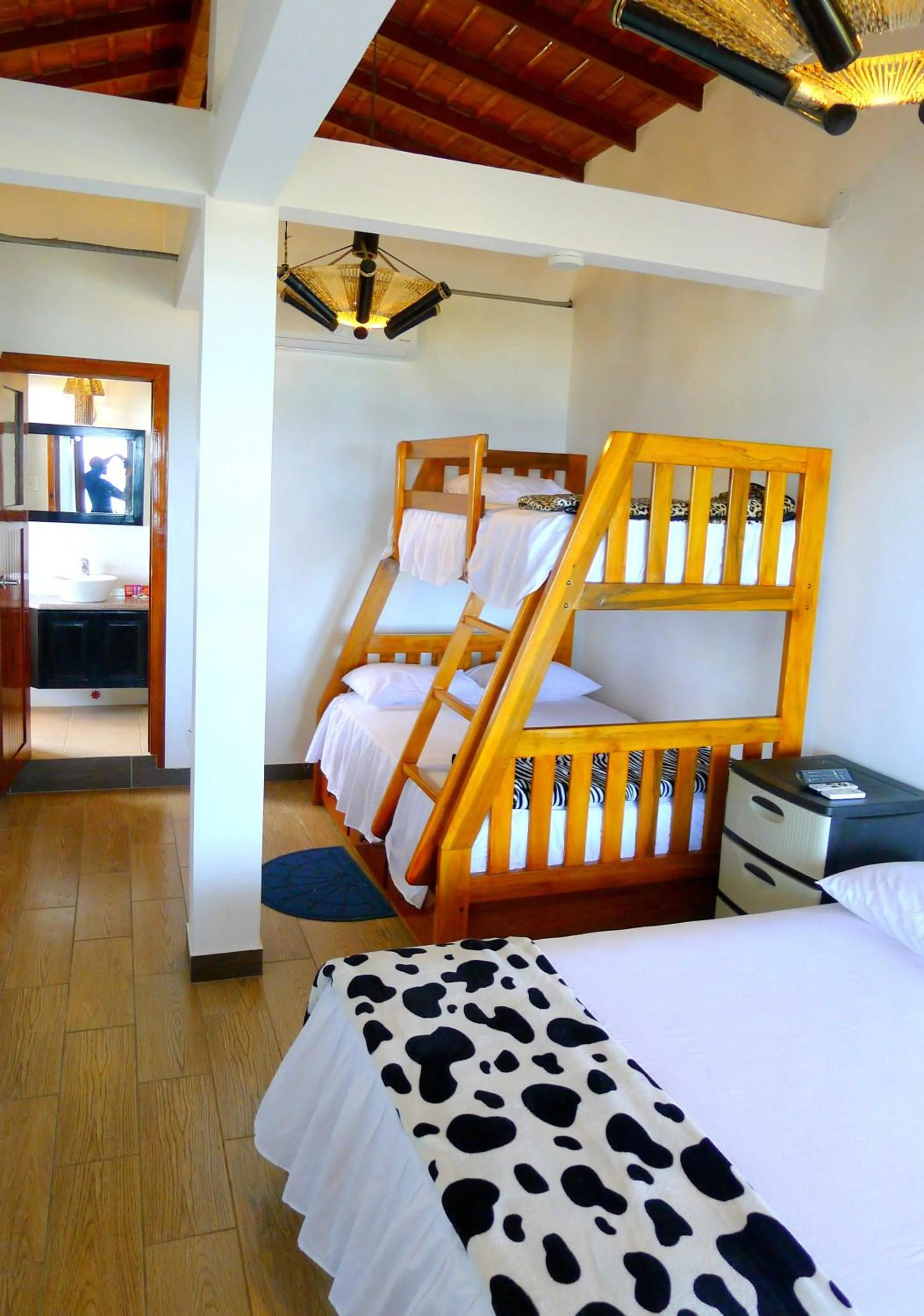 Decorative detail, Bed in Hotel Sotavento