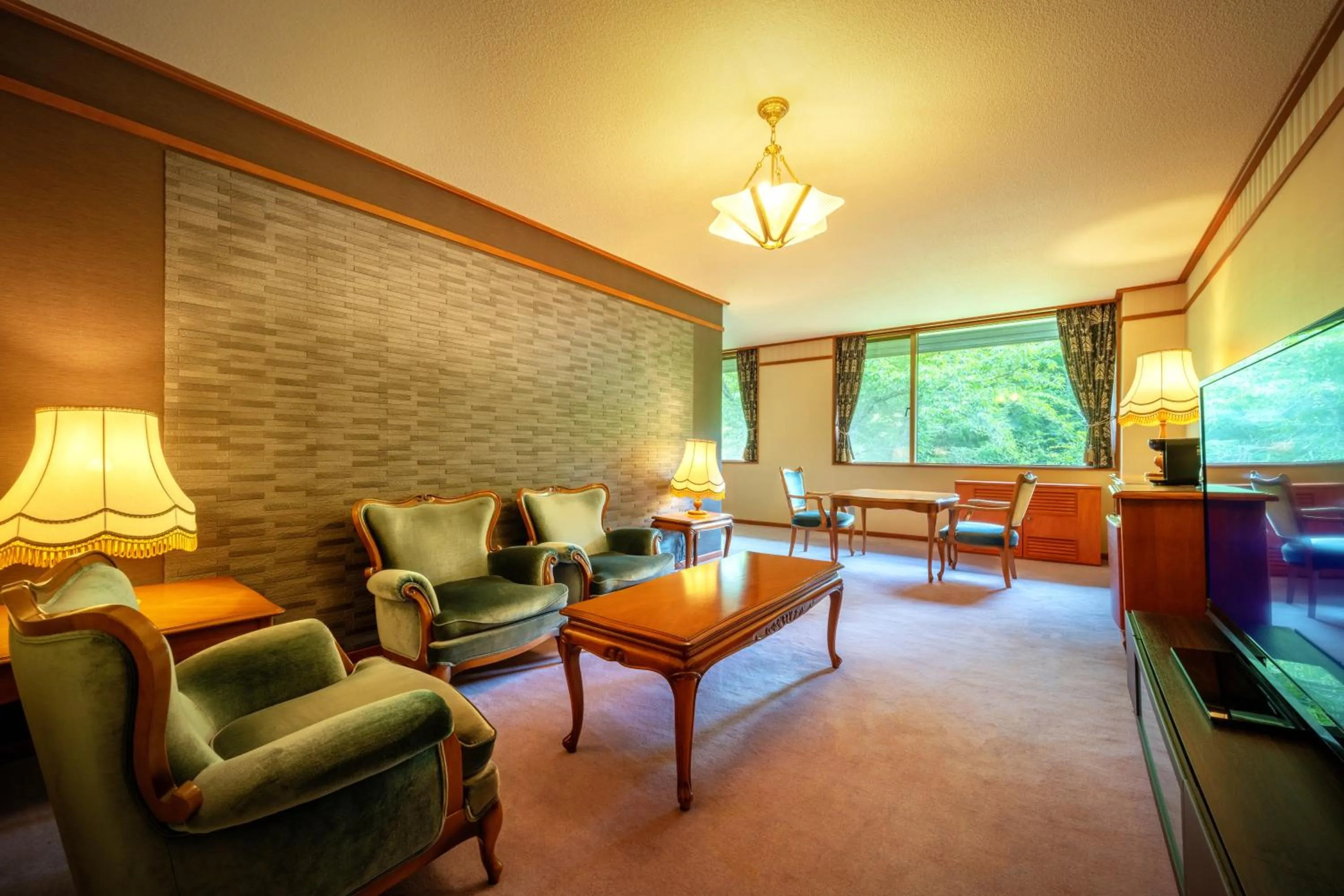 Living room in Hachimantai Mountain Hotel & Spa