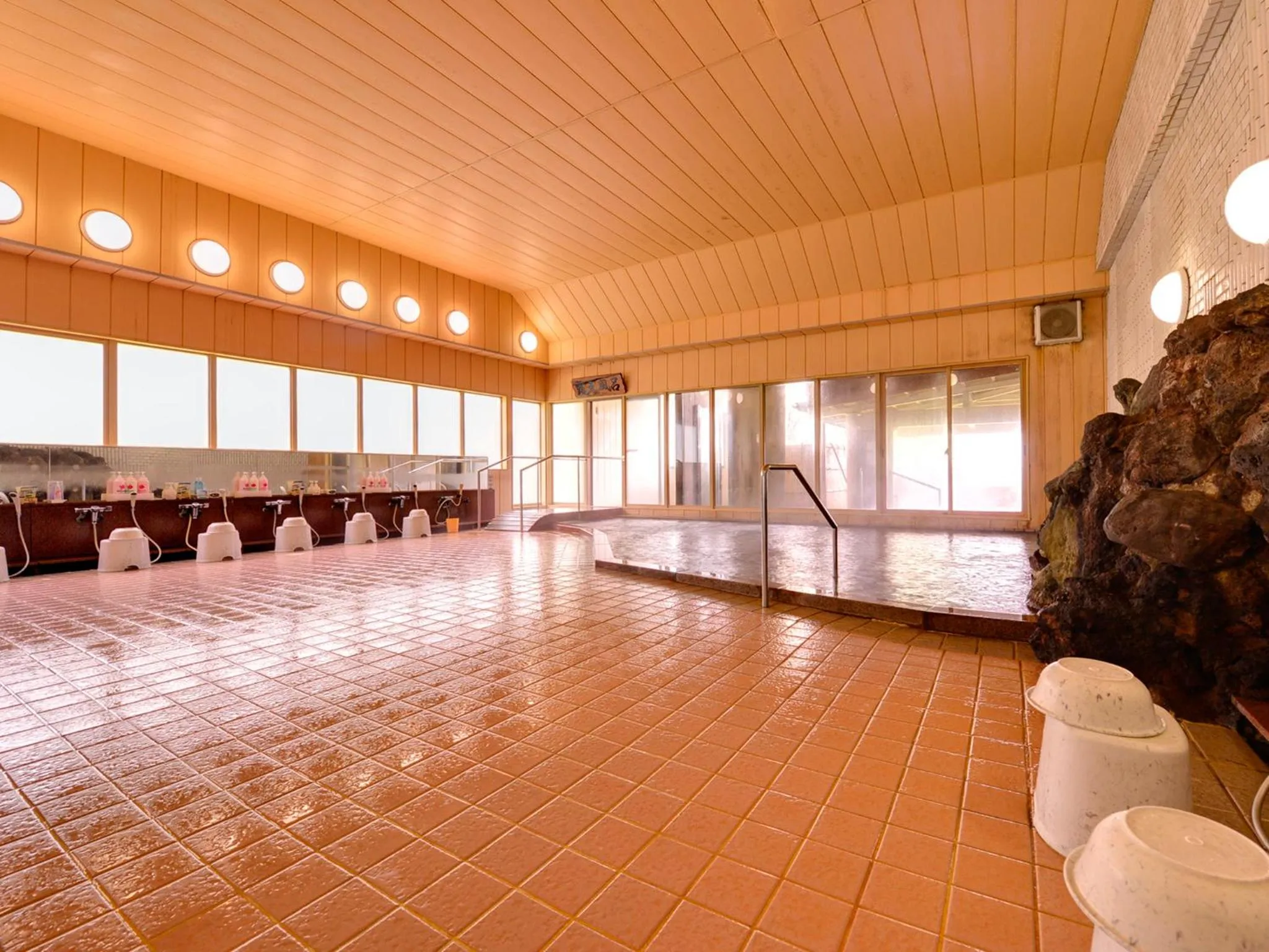 Hot Spring Bath in Hachimantai Mountain Hotel & Spa