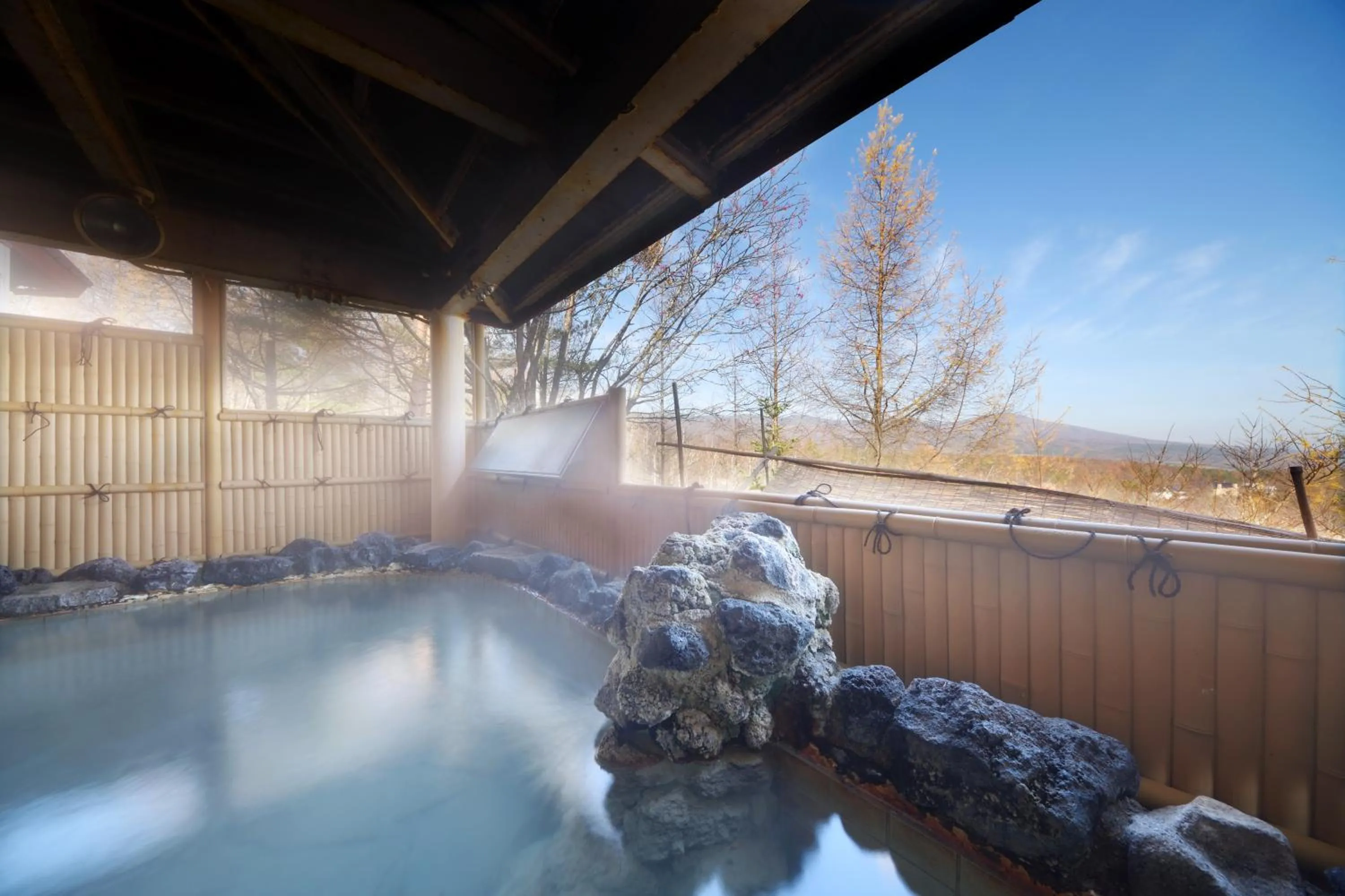 Hot Spring Bath in Hachimantai Mountain Hotel & Spa