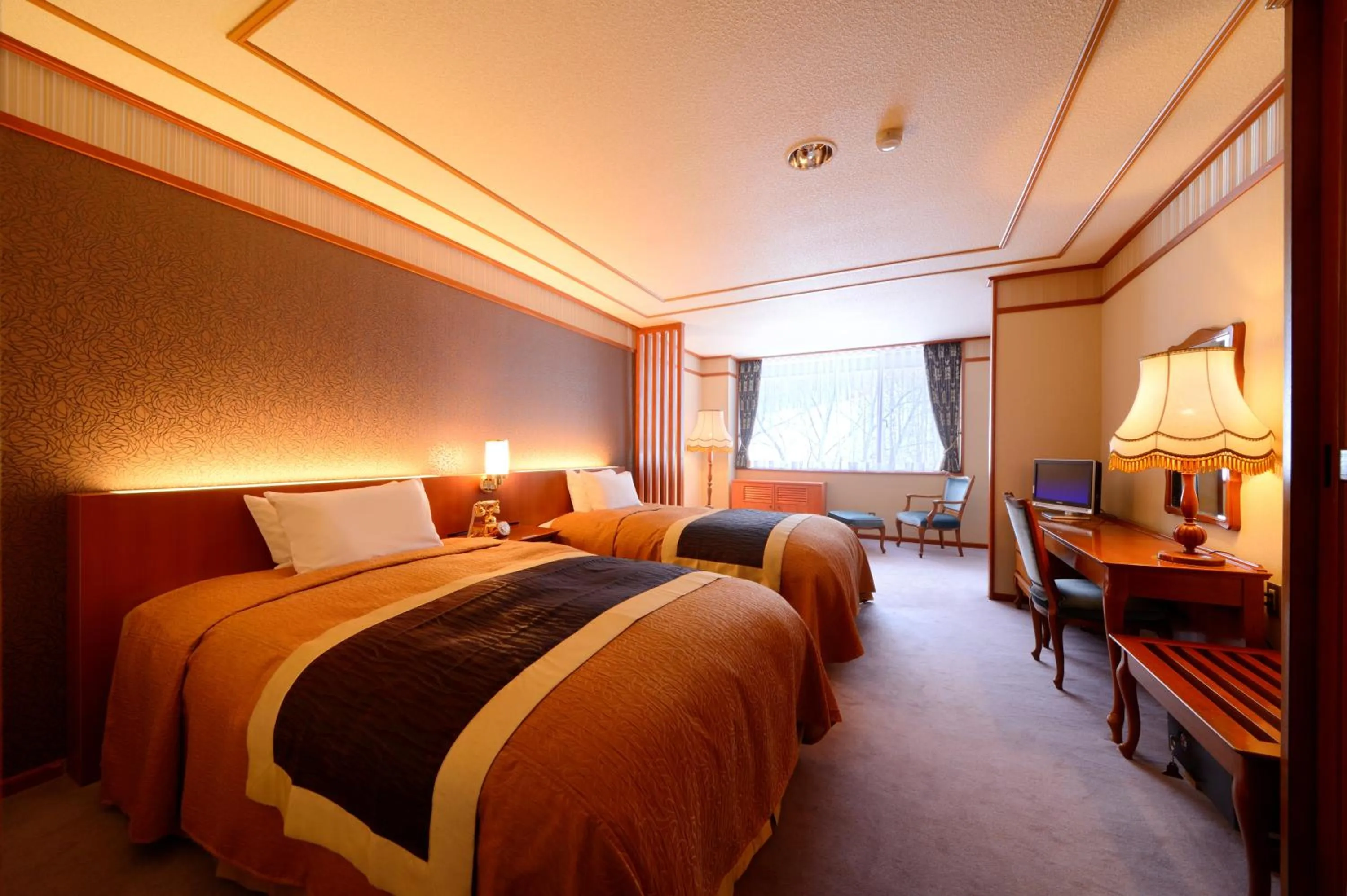 Photo of the whole room, Bed in Hachimantai Mountain Hotel & Spa