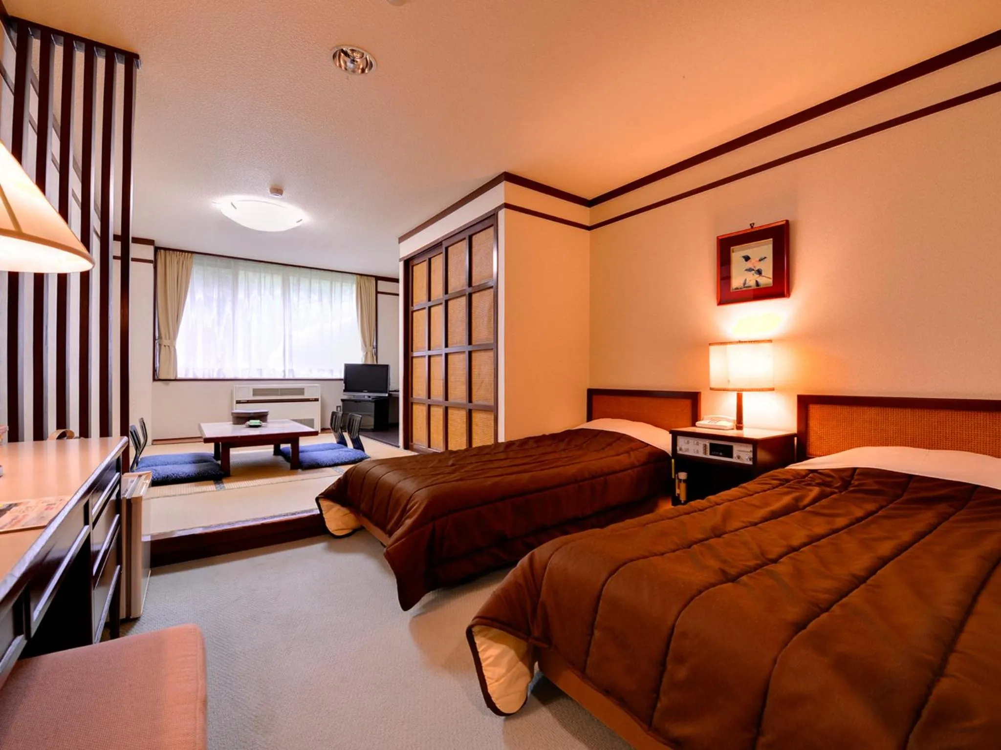 Photo of the whole room, Bed in Hachimantai Mountain Hotel & Spa