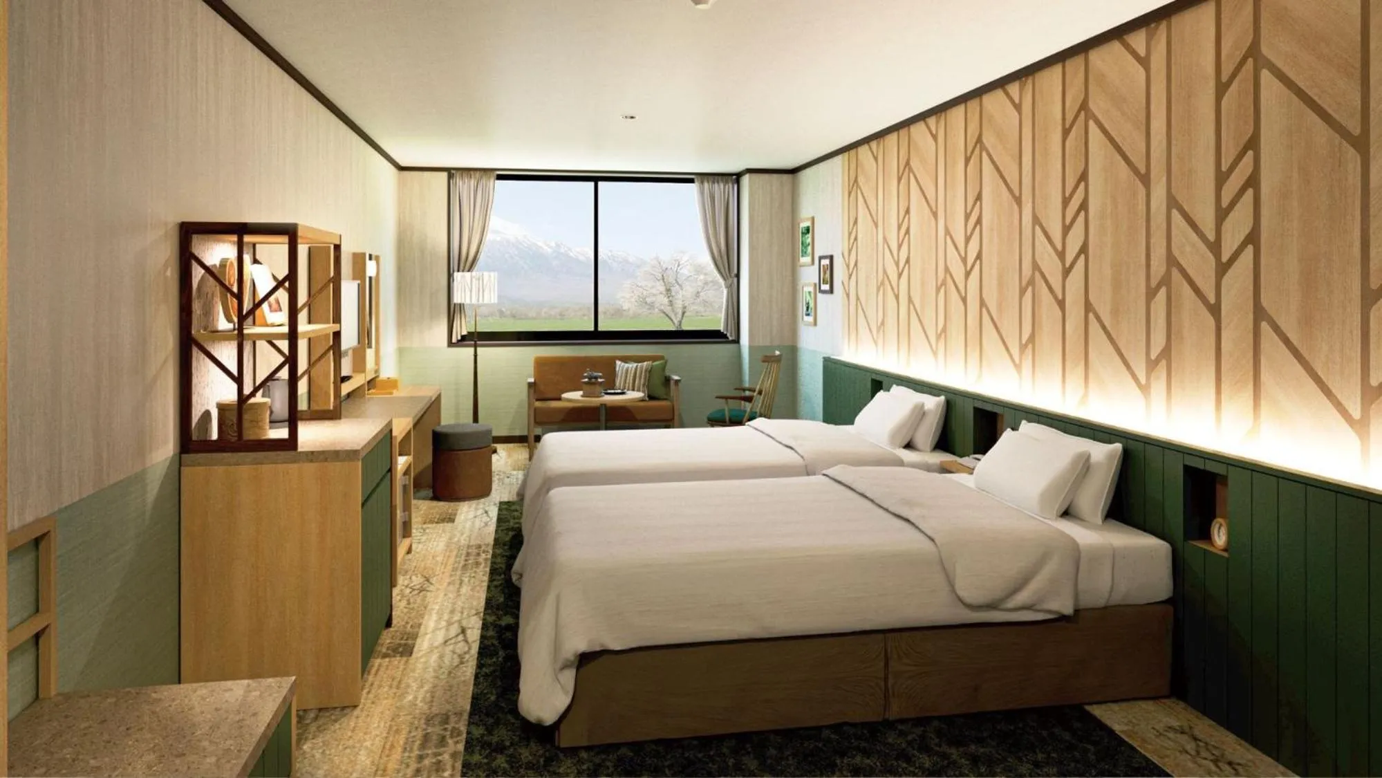 Photo of the whole room, Bed in Hachimantai Mountain Hotel & Spa