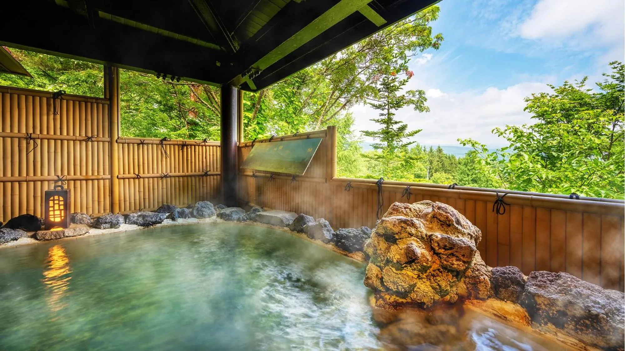 Hot Spring Bath in Hachimantai Mountain Hotel & Spa