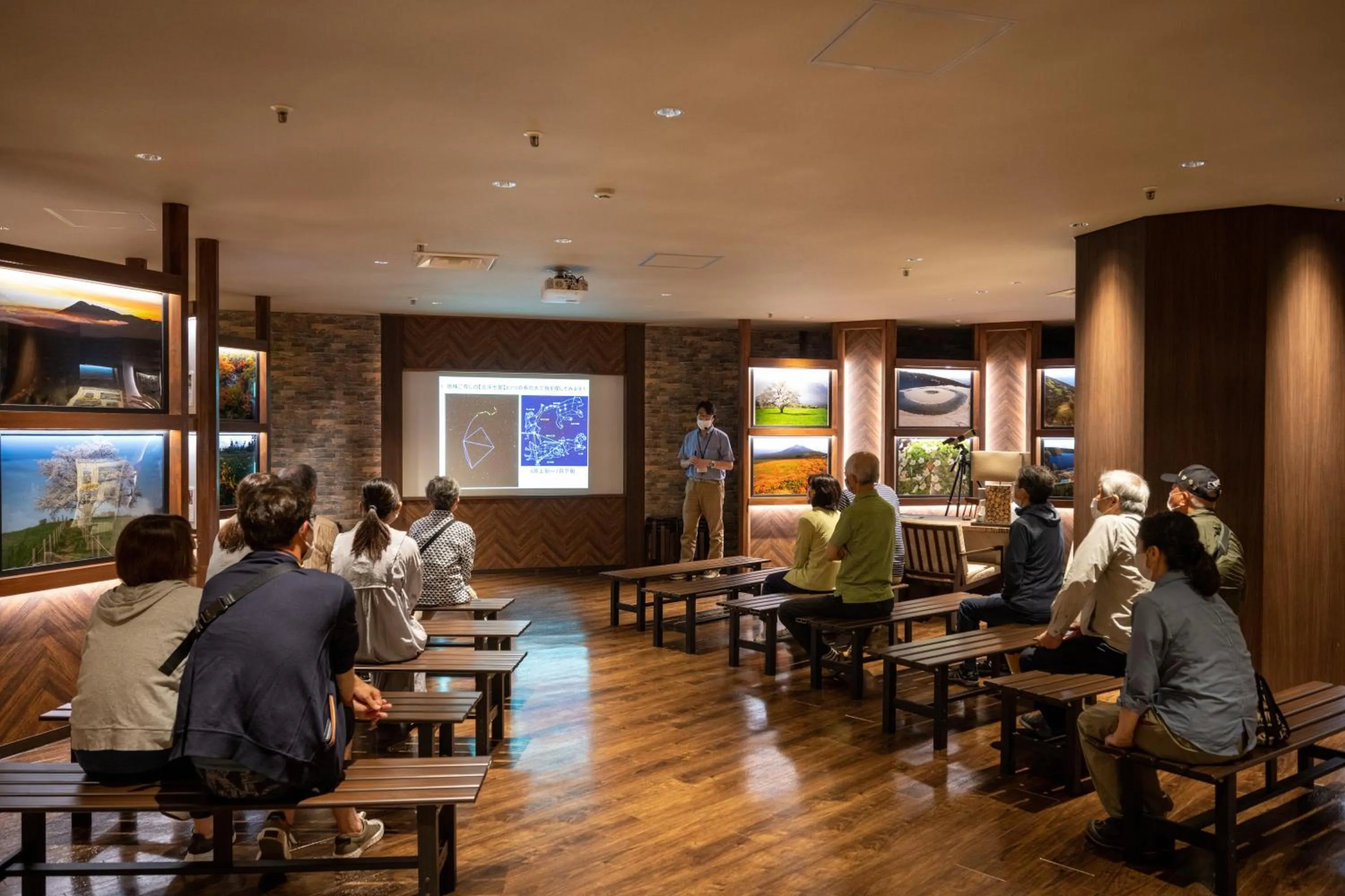 Communal lounge/ TV room in Hachimantai Mountain Hotel & Spa