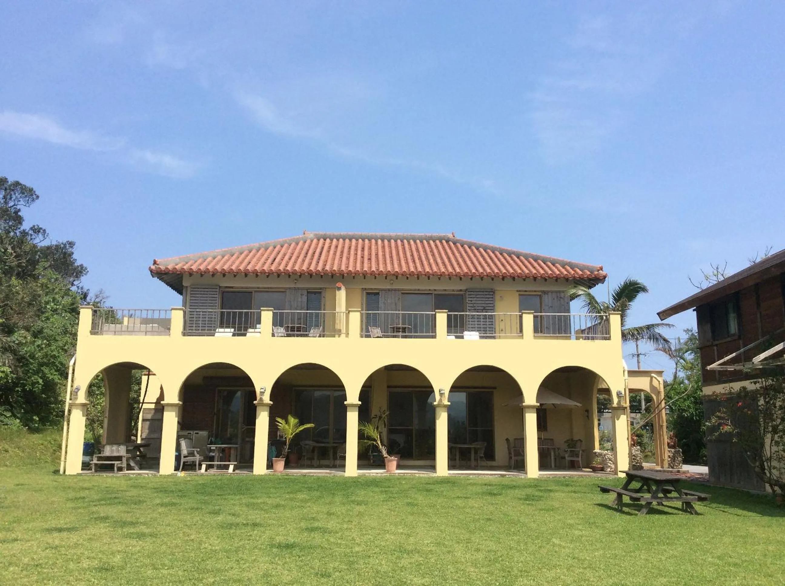 Facade/entrance in Mayagusuku Resort